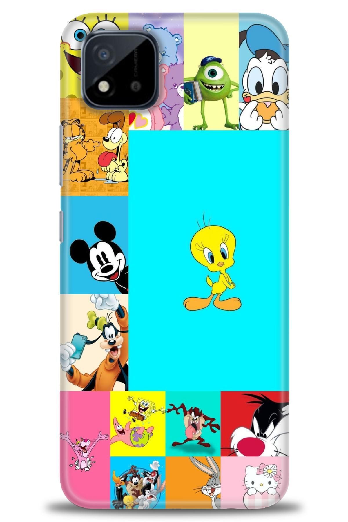 realme C11 2021 İle Uyumlu HD Baskılı Desenli Silikon Kılıf - 957
