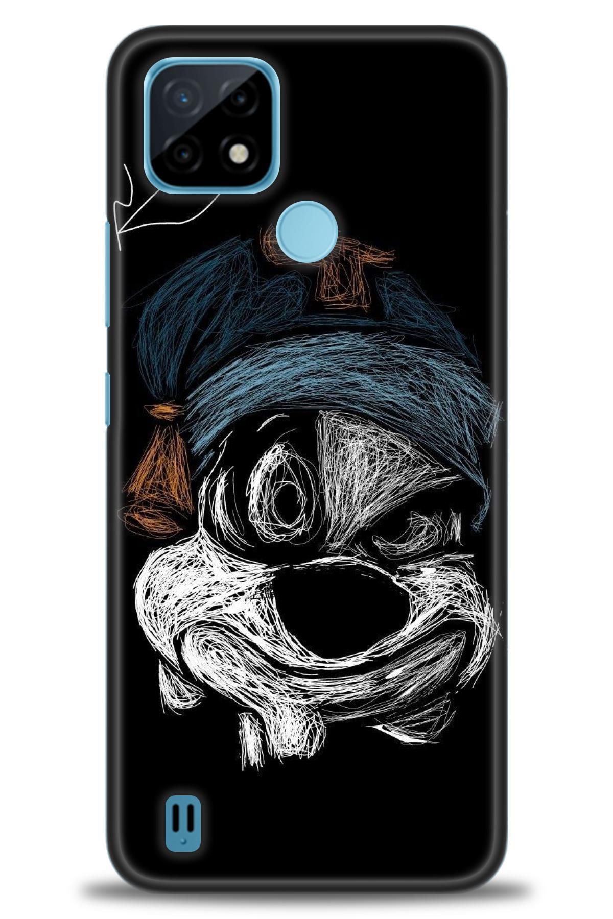 realme C21 İle Uyumlu HD Baskılı Kılıf - Karışık Seri - 942