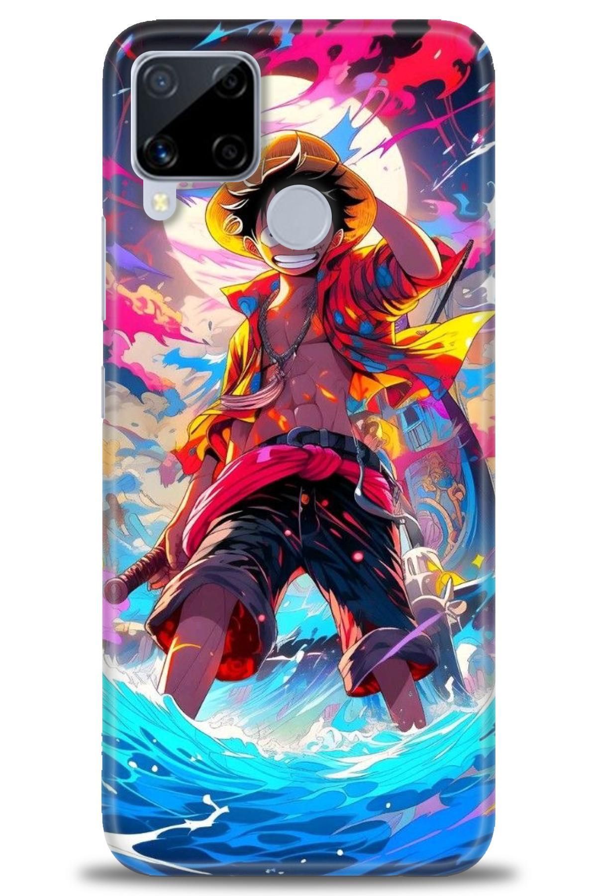 realme C15 İle Uyumlu HD Baskılı Desenli Silikon Kılıf - 994