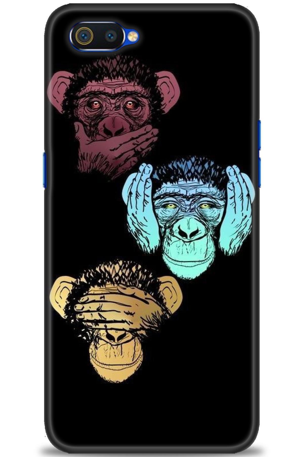realme C2 İle Uyumlu HD Baskılı Desenli Silikon Kılıf - 841