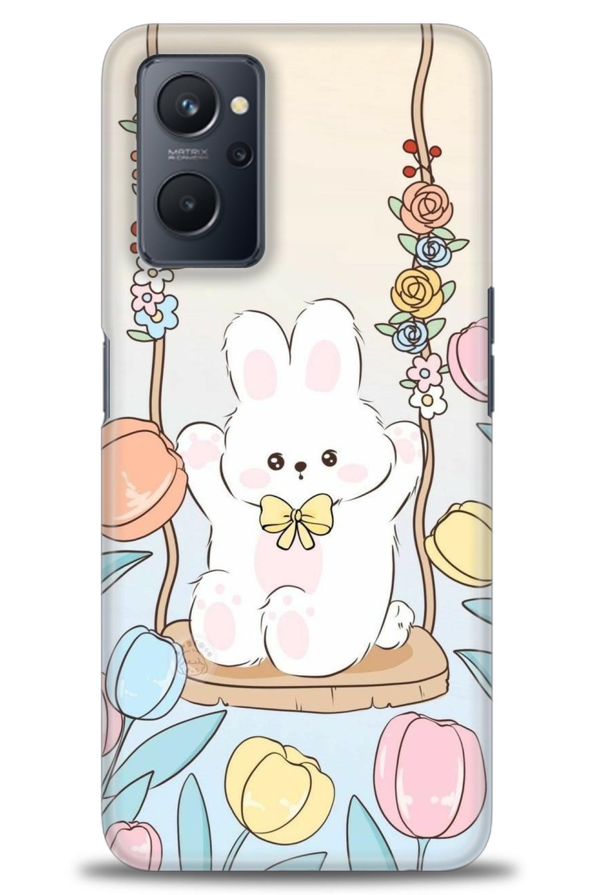 realme 9i İle Uyumlu HD Baskılı Desenli Silikon Kılıf - 155