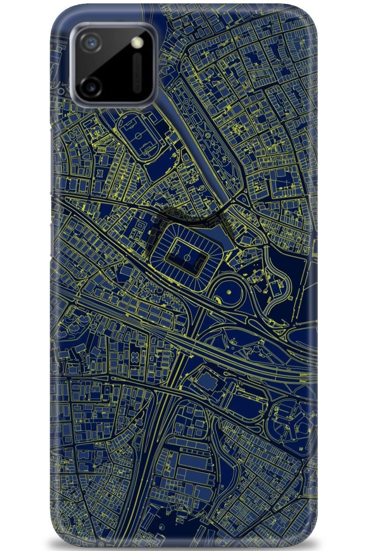 realme C11 İle Uyumlu HD Baskılı Desenli Silikon Kılıf - 73