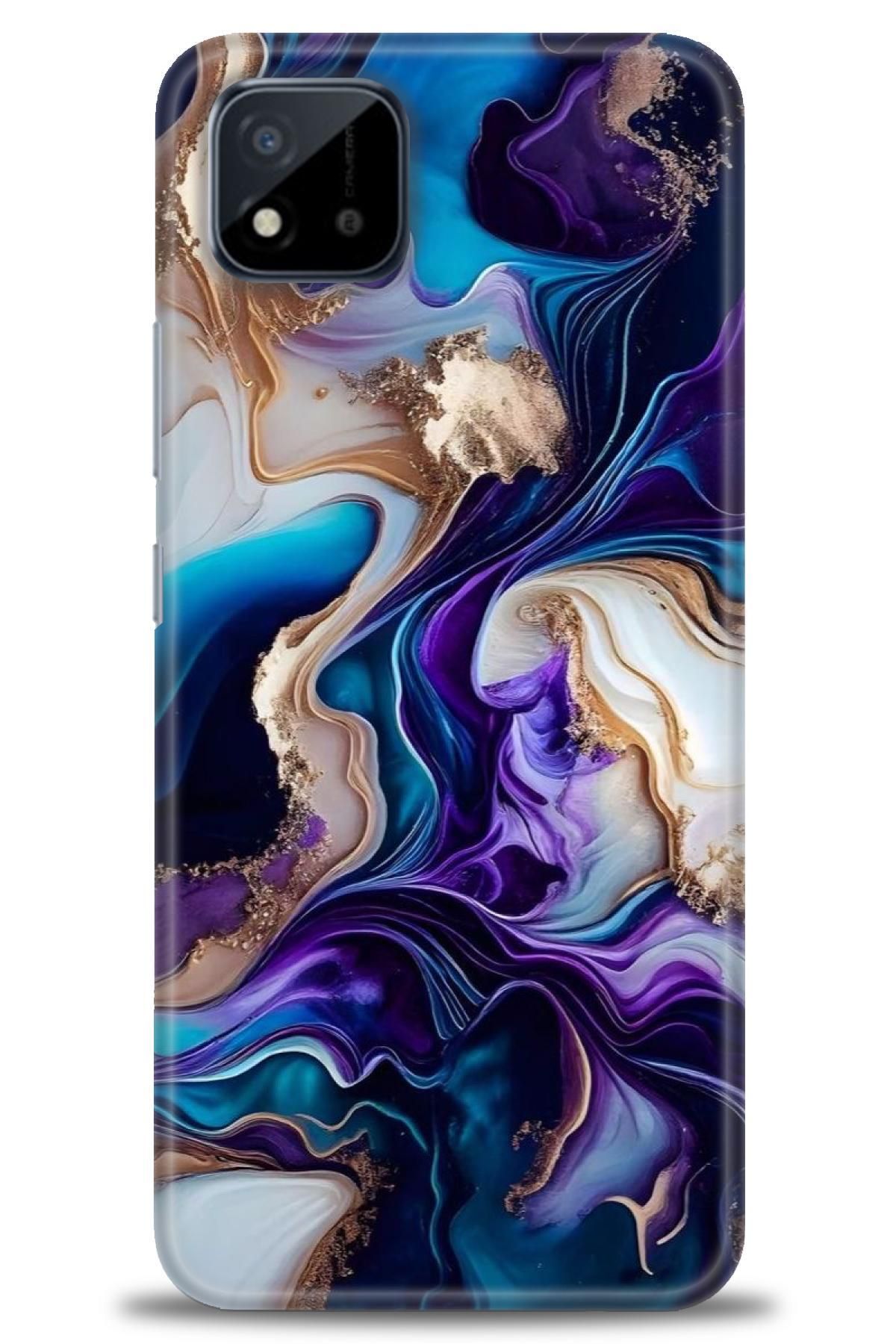 realme C11 2021 İle Uyumlu HD Baskılı Desenli Silikon Kılıf - 401