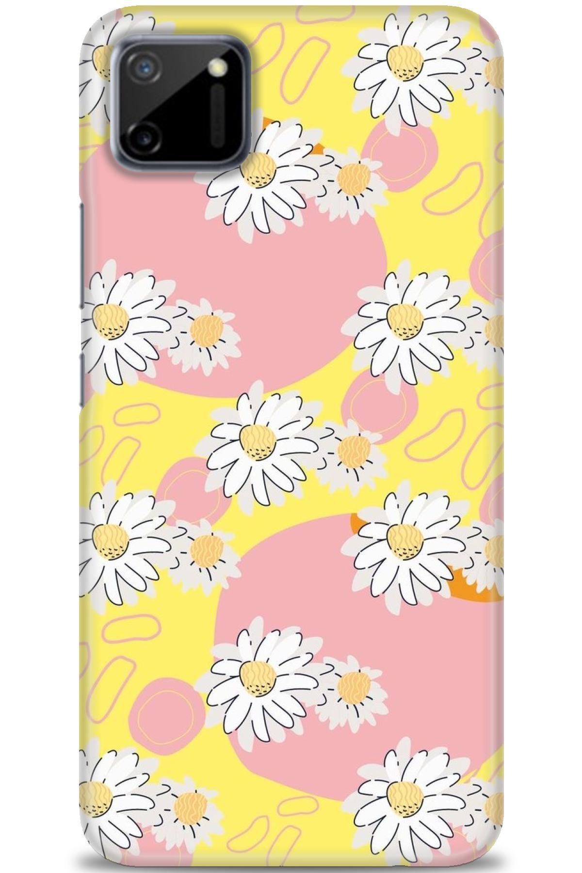 realme C11 İle Uyumlu HD Baskılı Desenli Silikon Kılıf - 60