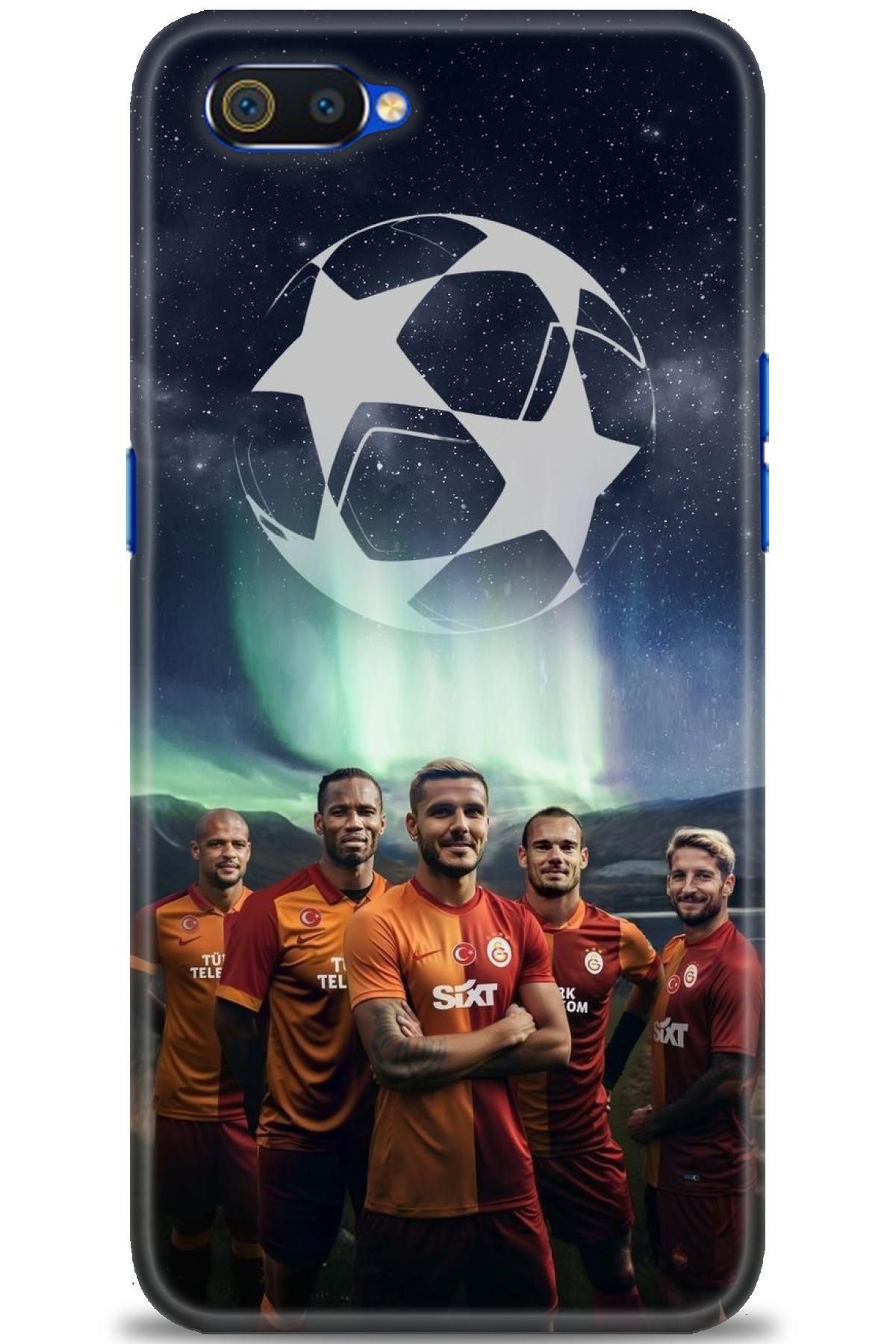 realme C2 İle Uyumlu HD Baskılı Desenli Silikon Kılıf - 712