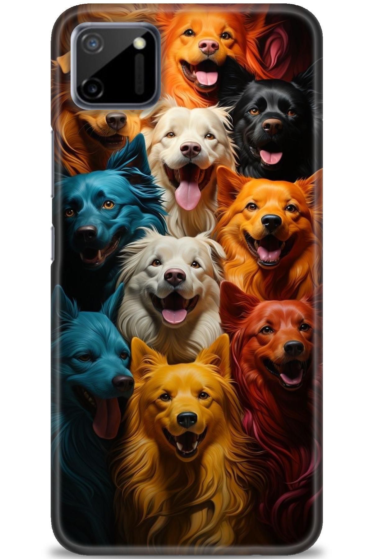 realme C11 İle Uyumlu HD Baskılı Desenli Silikon Kılıf - 164