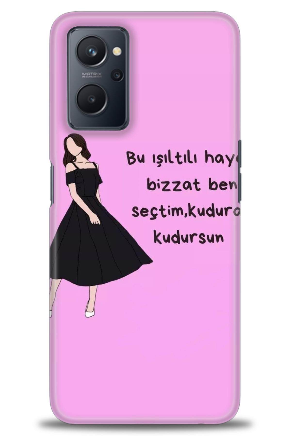 realme 9i İle Uyumlu HD Baskılı Desenli Silikon Kılıf - 208