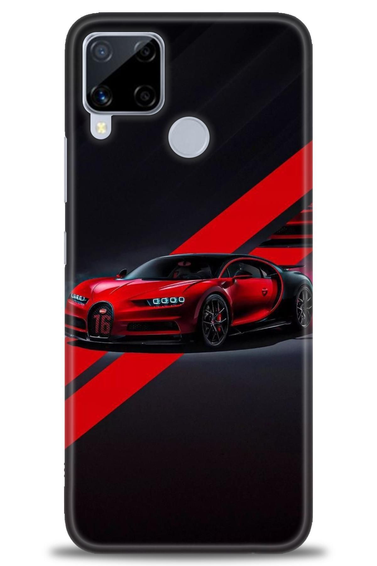 realme C15 İle Uyumlu HD Baskılı Desenli Silikon Kılıf - 985