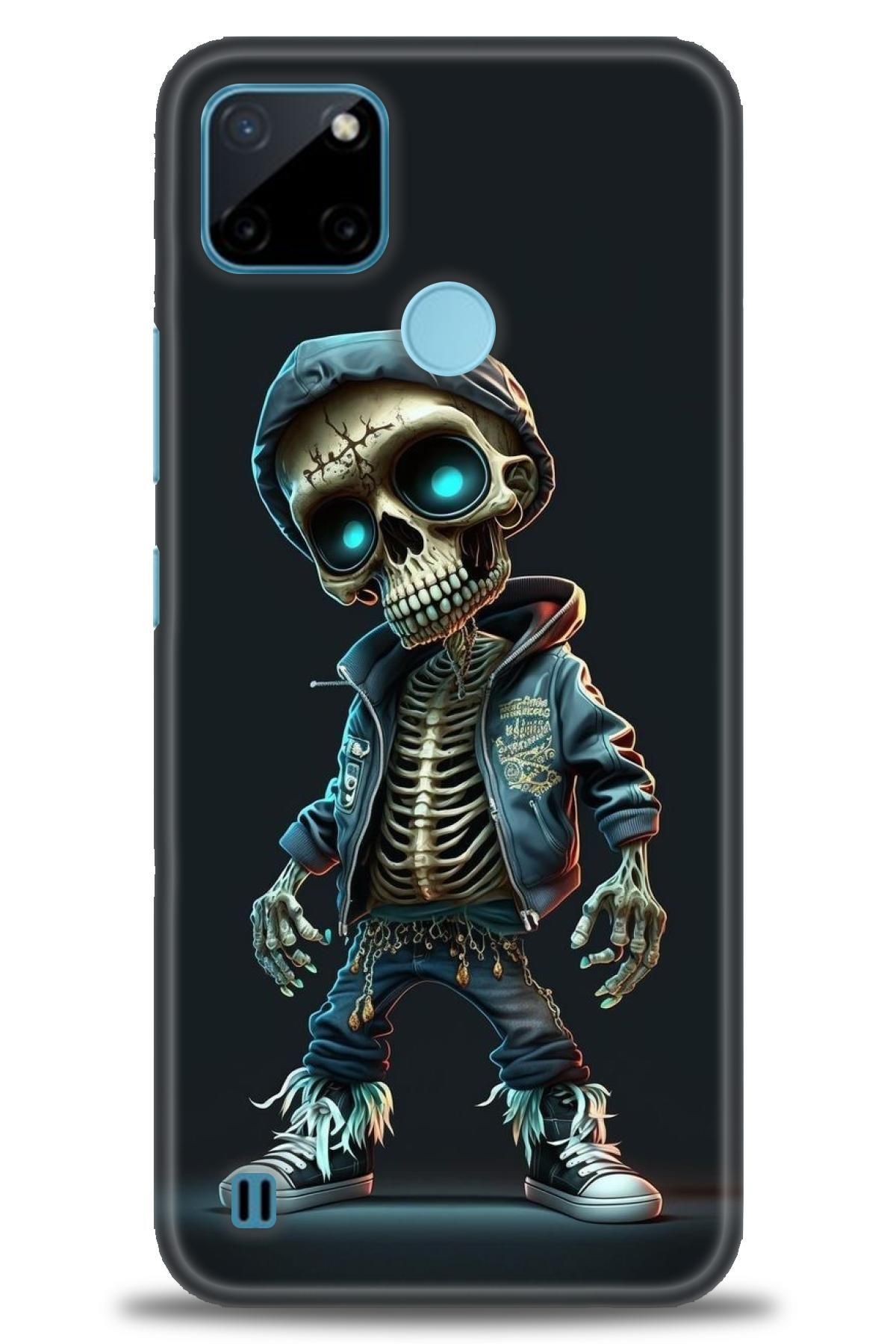 realme C21Y / C25Y İle Uyumlu HD Baskılı Desenli Silikon Kılıf - 433