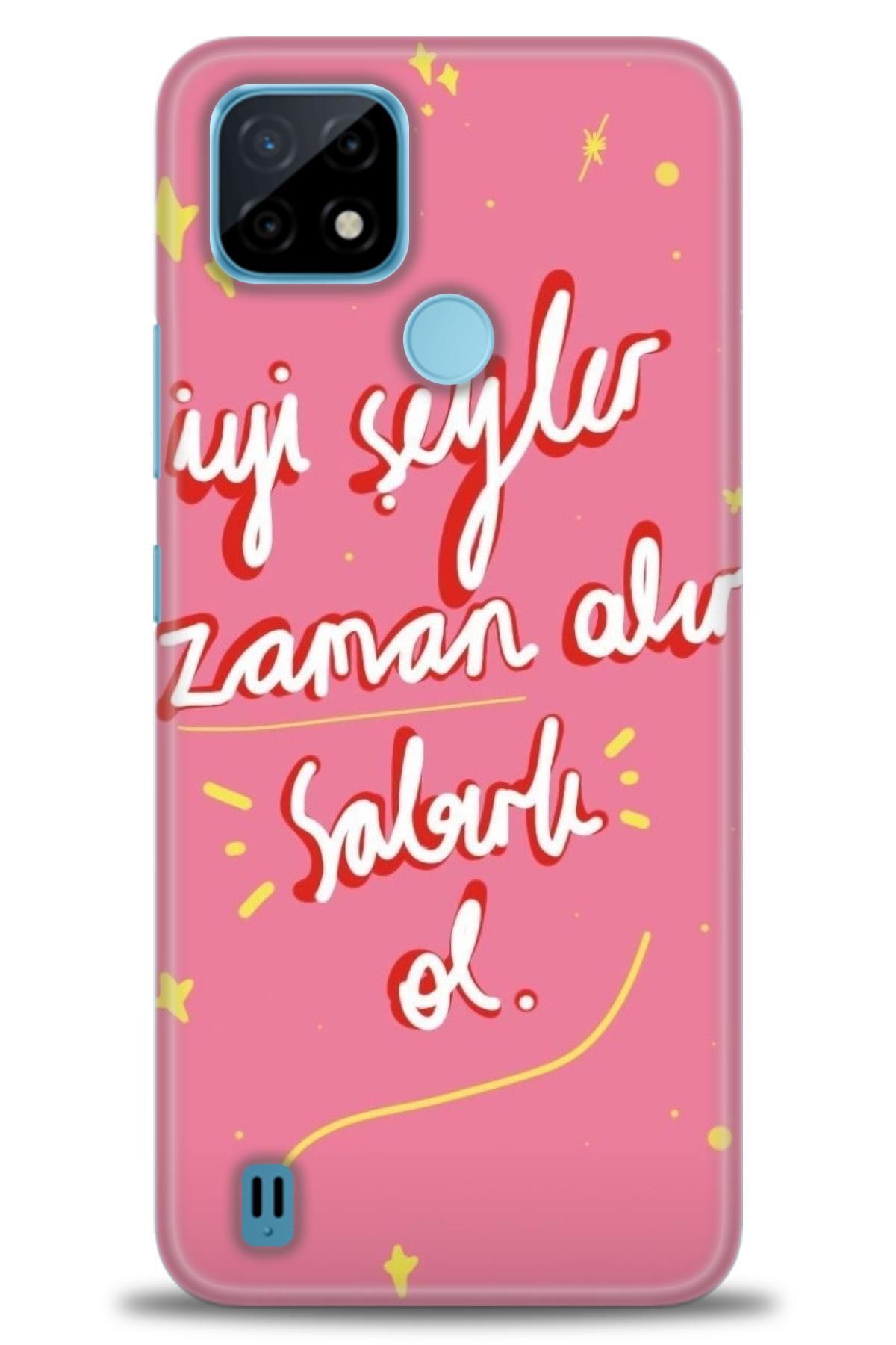 realme C21 İle Uyumlu HD Baskılı Kılıf - Karışık Seri - 202