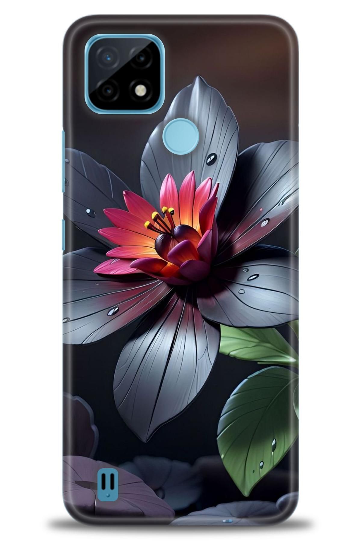 realme C21 İle Uyumlu HD Baskılı Kılıf - Karışık Seri - 413