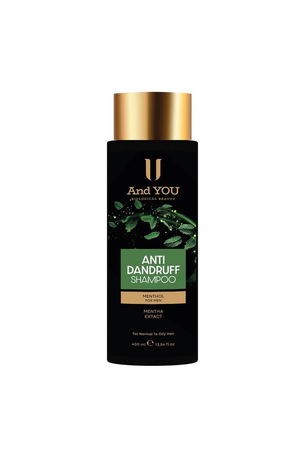 AND YOU Antı-dandruff Kepek Önleyici Erkekler Için Şampuan 400 ml