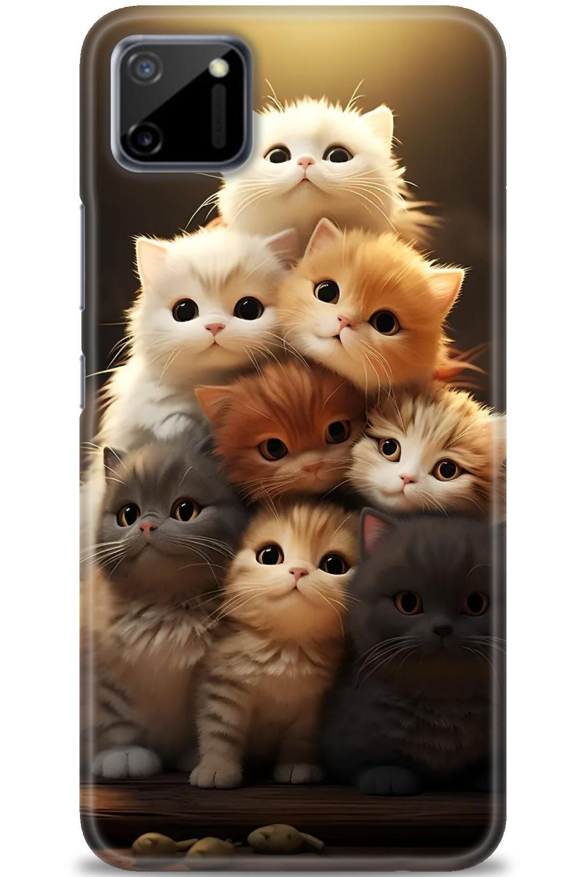 realme C11 İle Uyumlu HD Baskılı Desenli Silikon Kılıf - 165