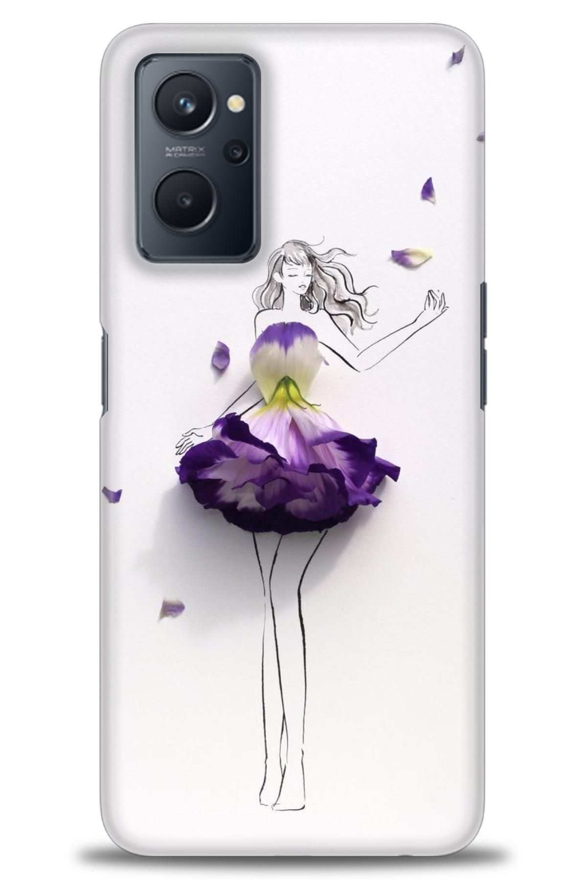 realme 9i İle Uyumlu HD Baskılı Desenli Silikon Kılıf - 740