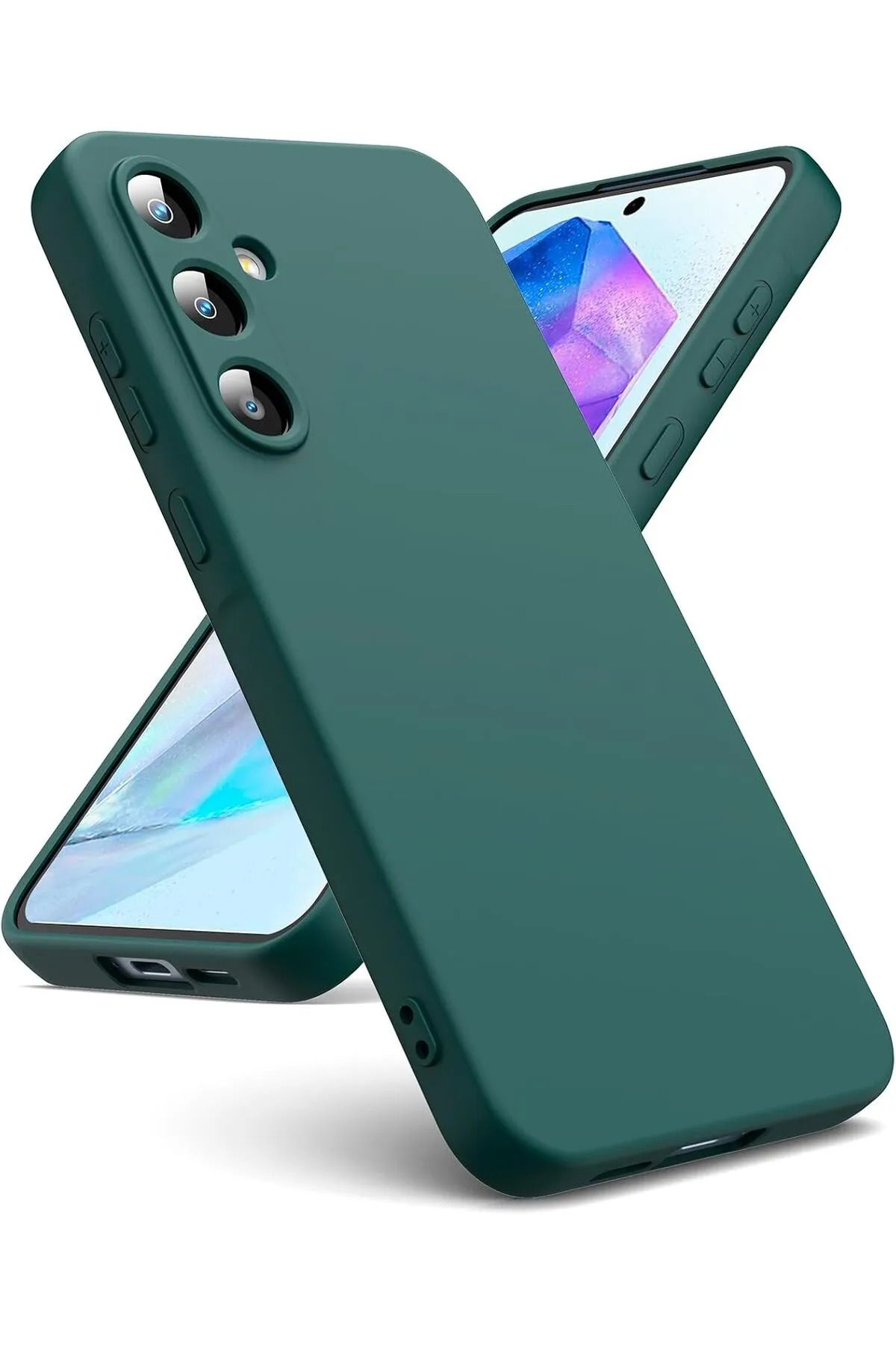 Novatis Samsung Galaxy A26 Uyumlu Kılıf İçi Kadife 3D Kamera Korumalı Soft Silikon Kapak