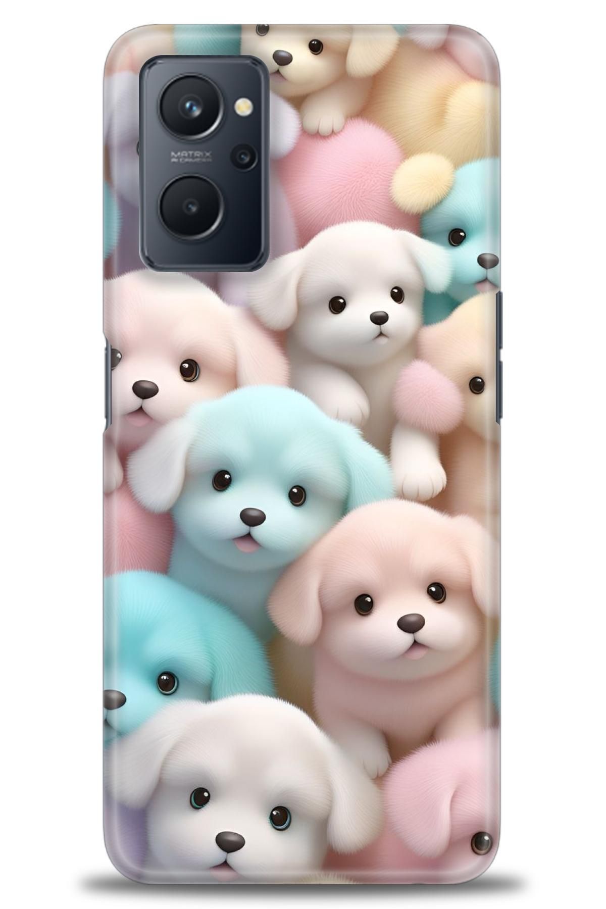 realme 9i İle Uyumlu HD Baskılı Desenli Silikon Kılıf - 308