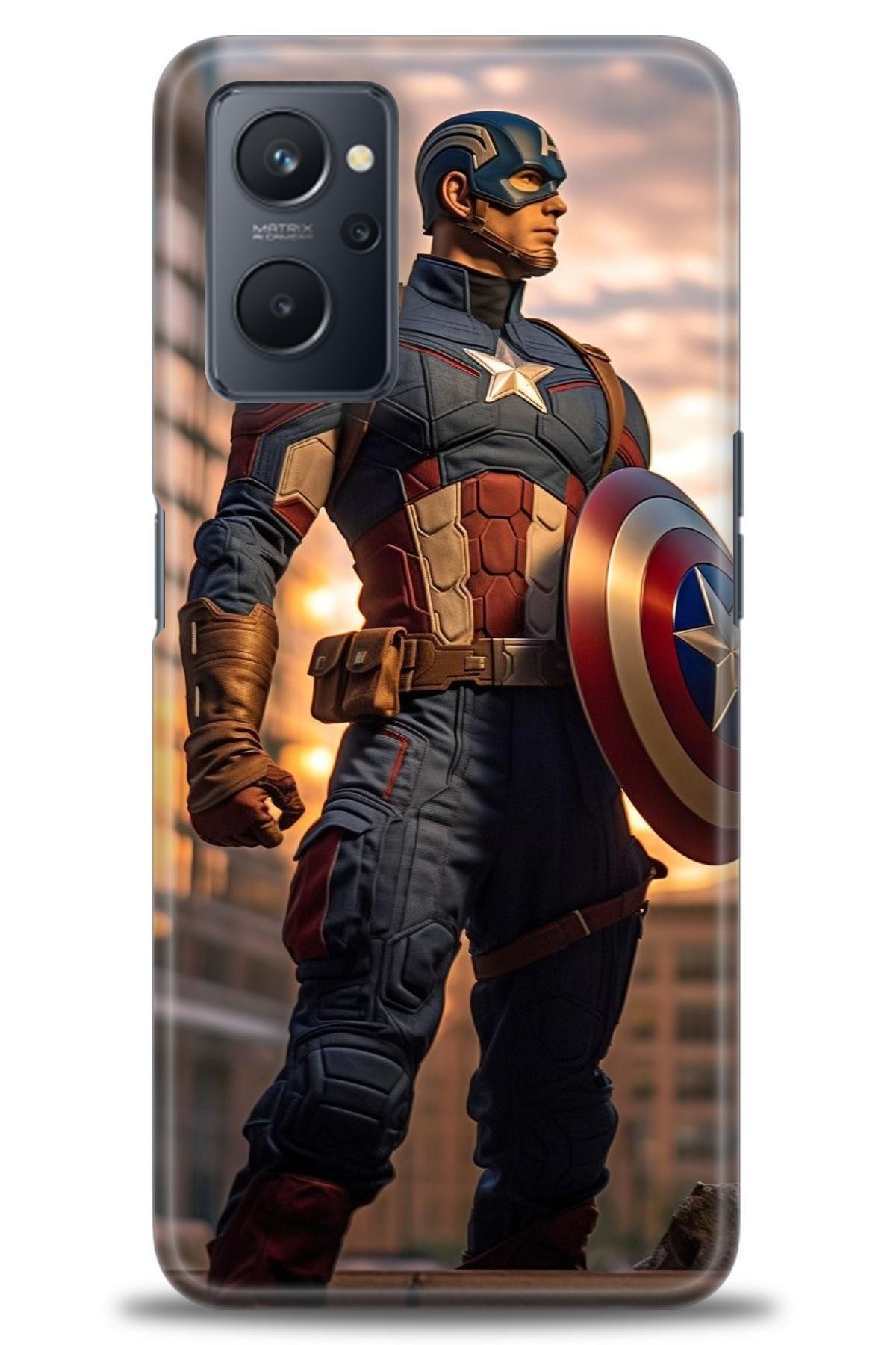 realme 9i İle Uyumlu HD Baskılı Desenli Silikon Kılıf - 1000