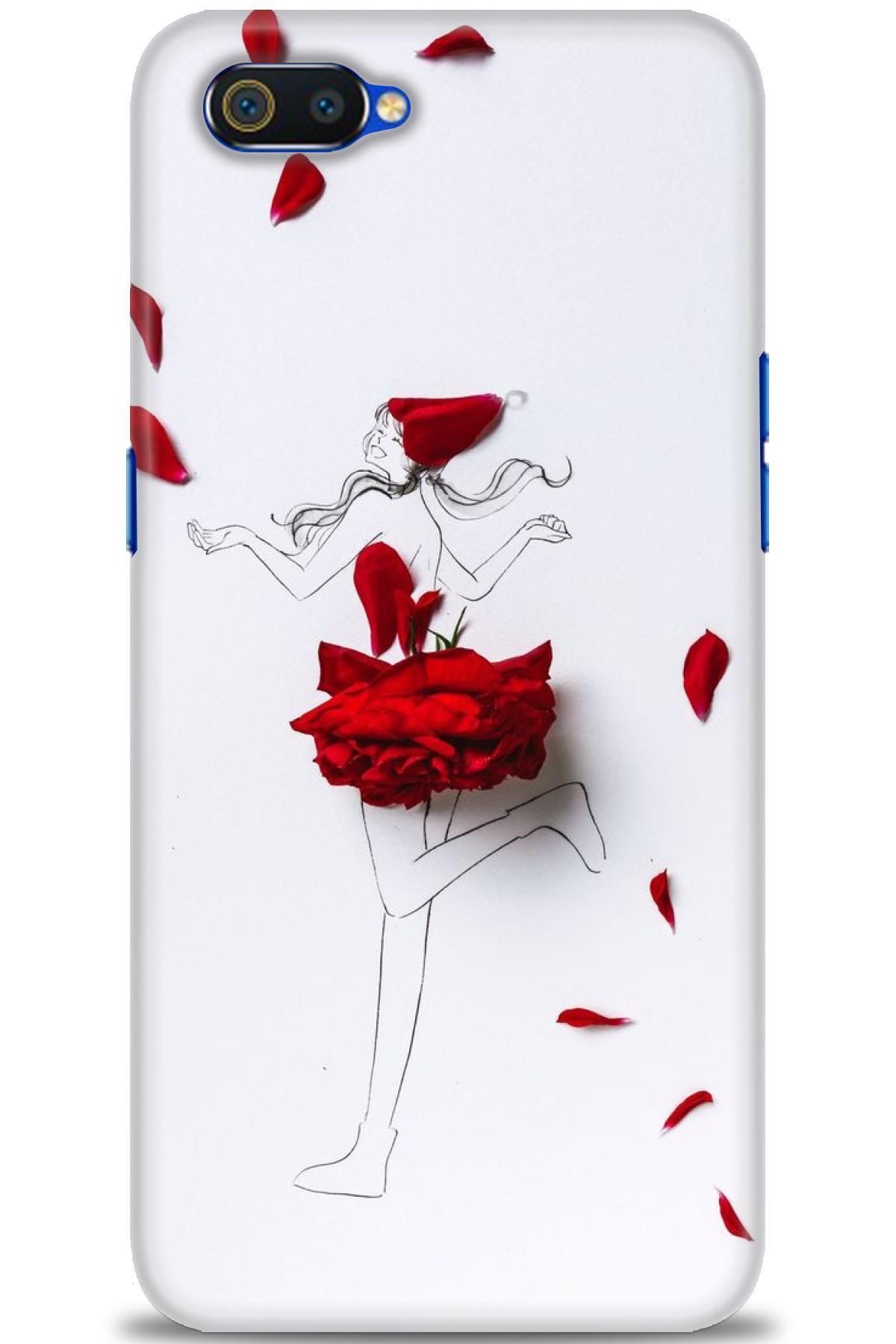 realme C2 İle Uyumlu HD Baskılı Desenli Silikon Kılıf - 735