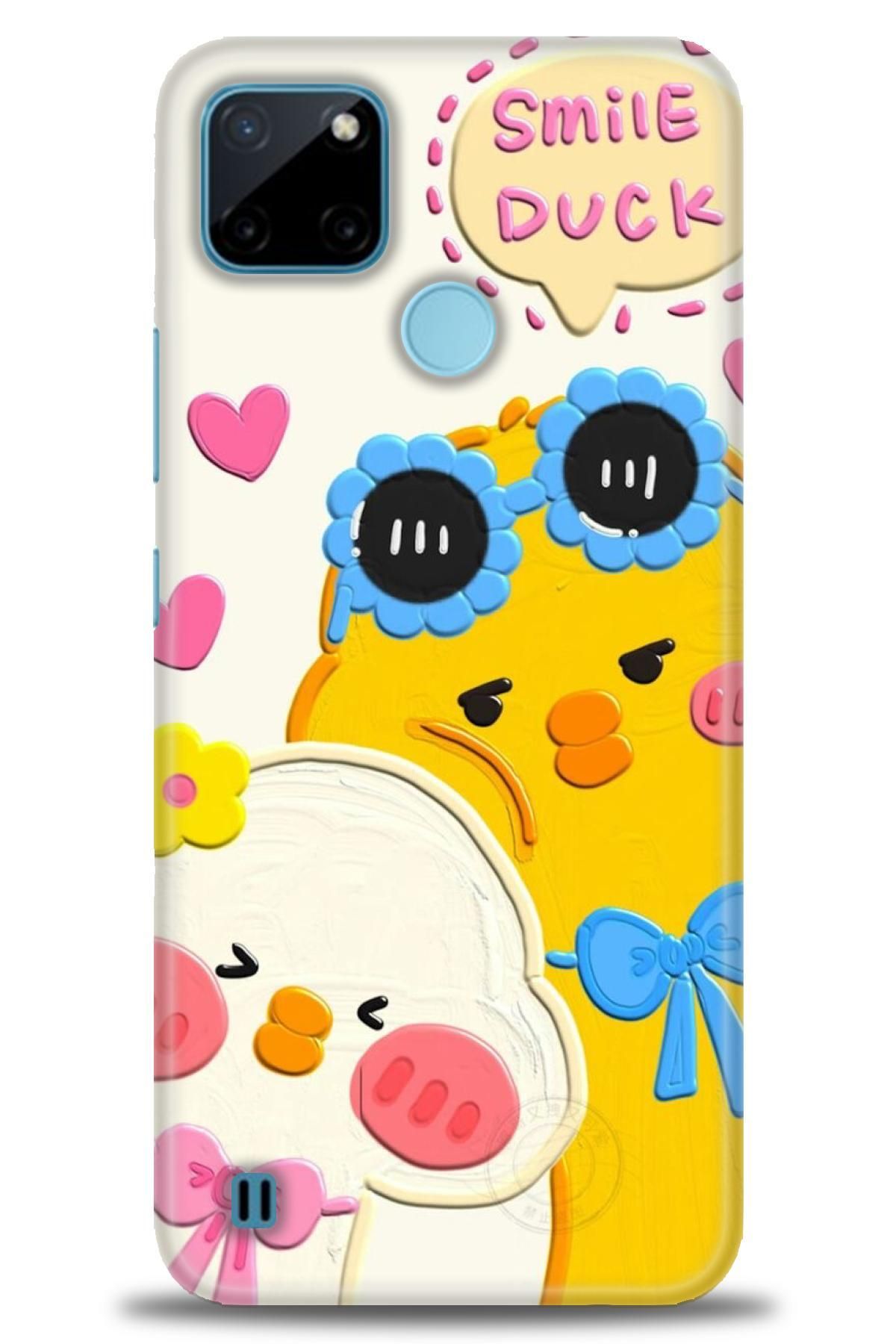 realme C21Y / C25Y İle Uyumlu HD Baskılı Desenli Silikon Kılıf - 375