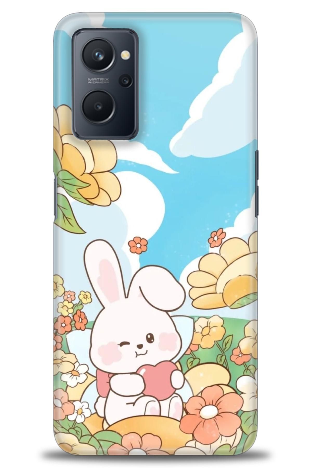 realme 9i İle Uyumlu HD Baskılı Desenli Silikon Kılıf - 159