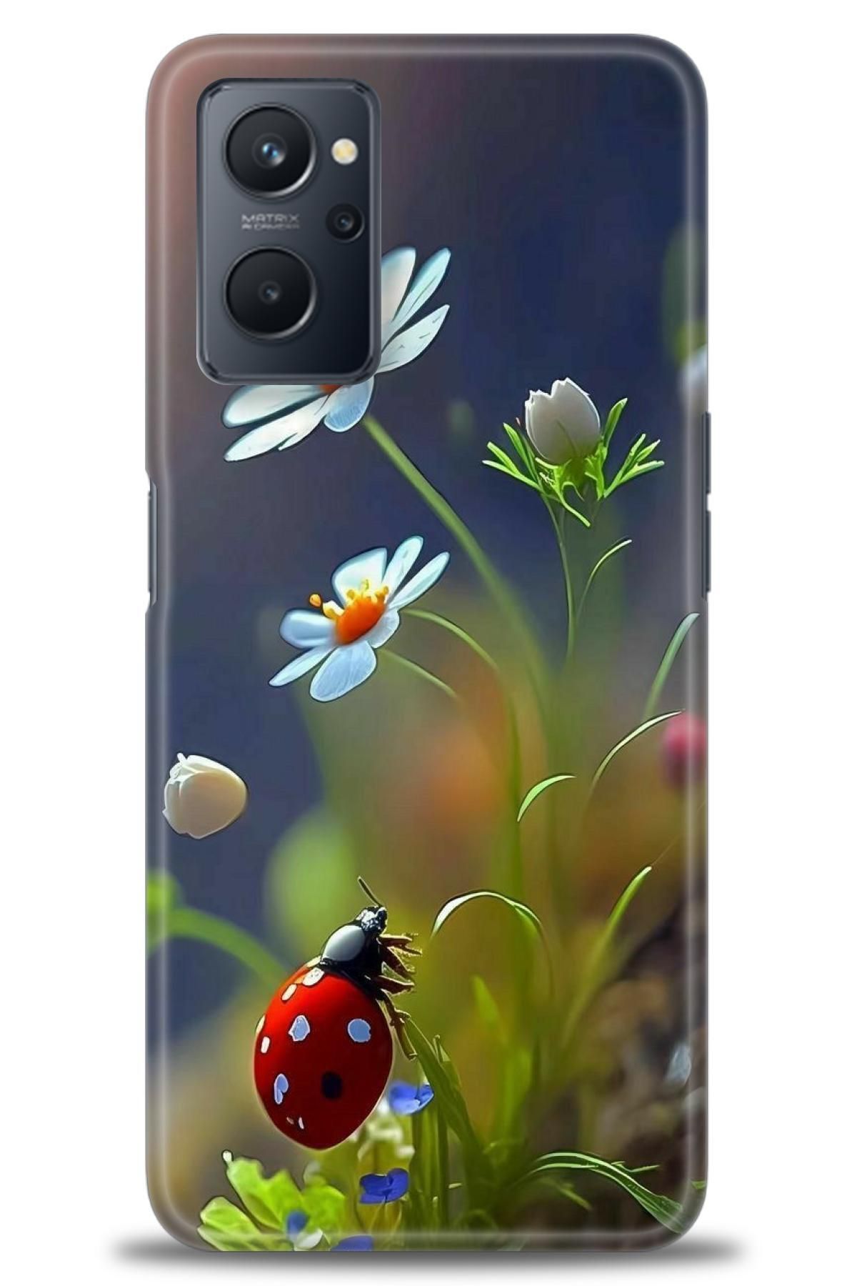 realme 9i İle Uyumlu HD Baskılı Desenli Silikon Kılıf - 29