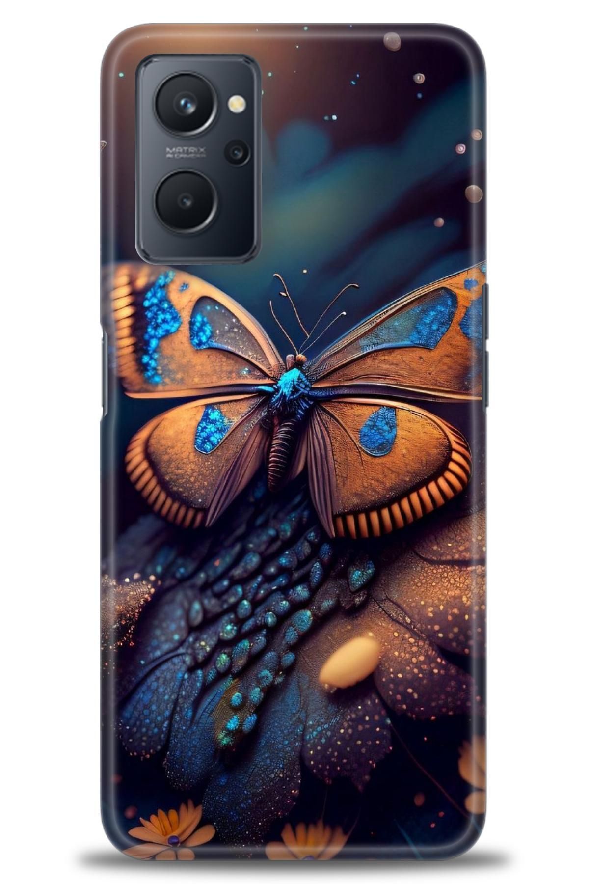 realme 9i İle Uyumlu HD Baskılı Desenli Silikon Kılıf - 932