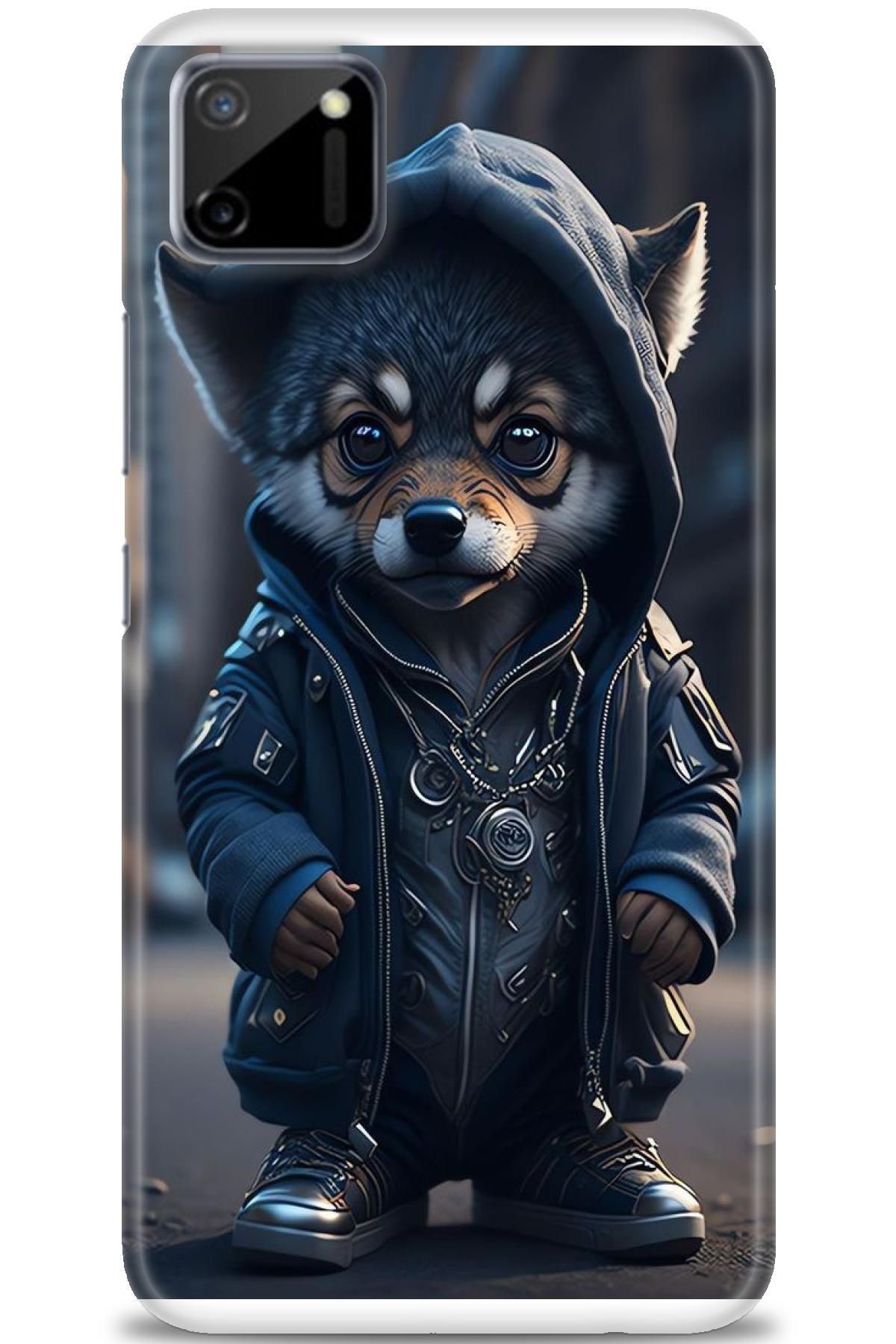 realme C11 İle Uyumlu HD Baskılı Desenli Silikon Kılıf - 280
