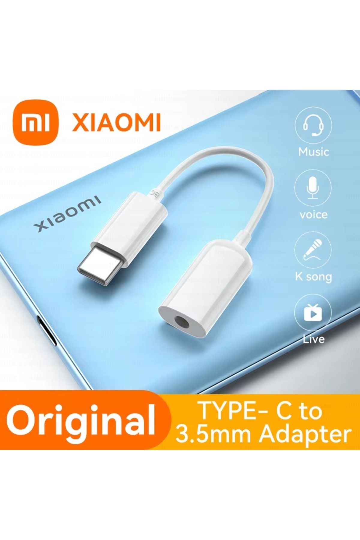 xımıx 3.5mm Audio Kulaklık Jack Dönüştürücü %100 Orijinal