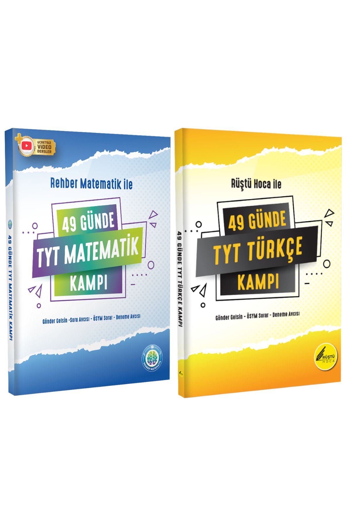 REHBER MATEMATİK YAYINLARI 49 Günde Tyt Rehber Matematik Kampı Ve 49 Günde Tyt Türkçe Kampı 2 Li Set