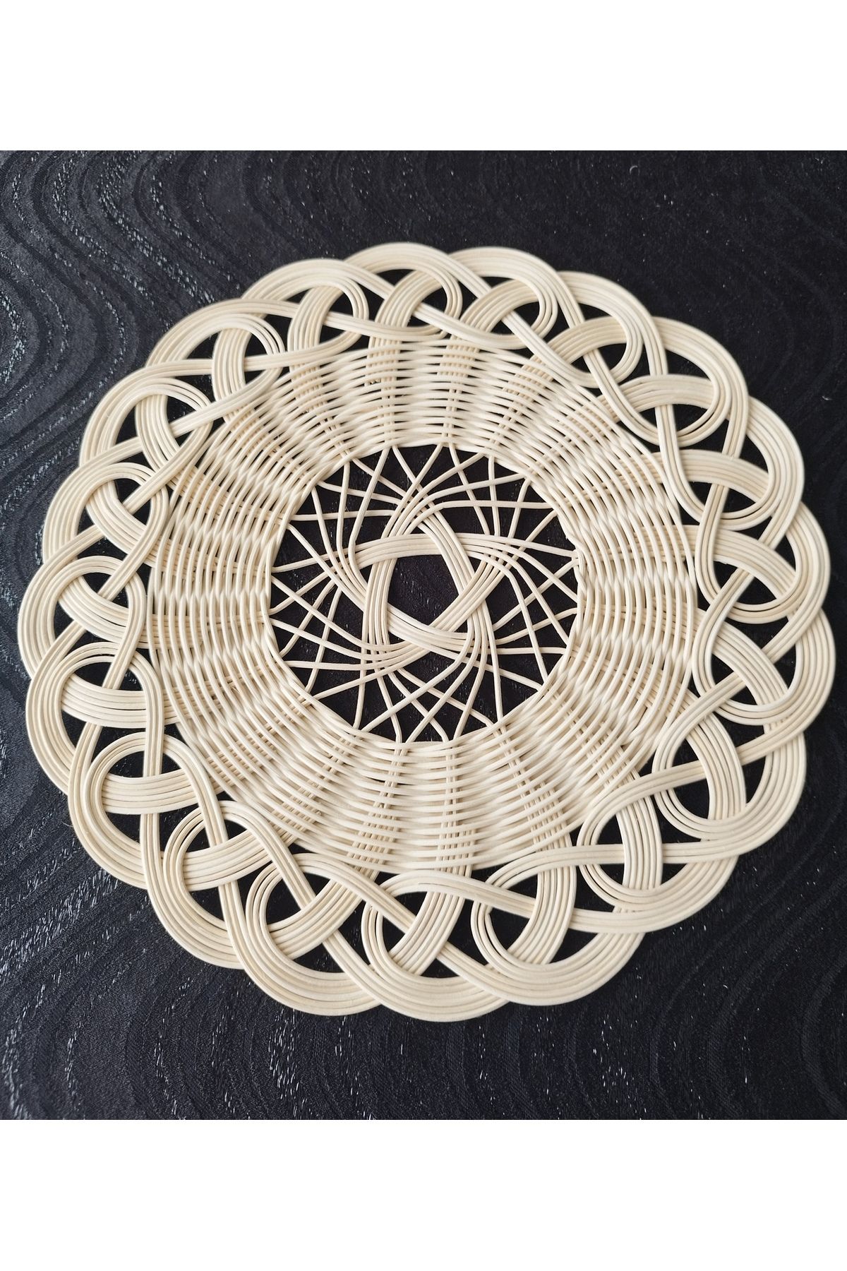 Güneş 2 Adet %100 Doğal El Yapımı Rattan Supla & Duvar Süsü (1. Sınıf, Dekoratif, Yüksek Kalite)
