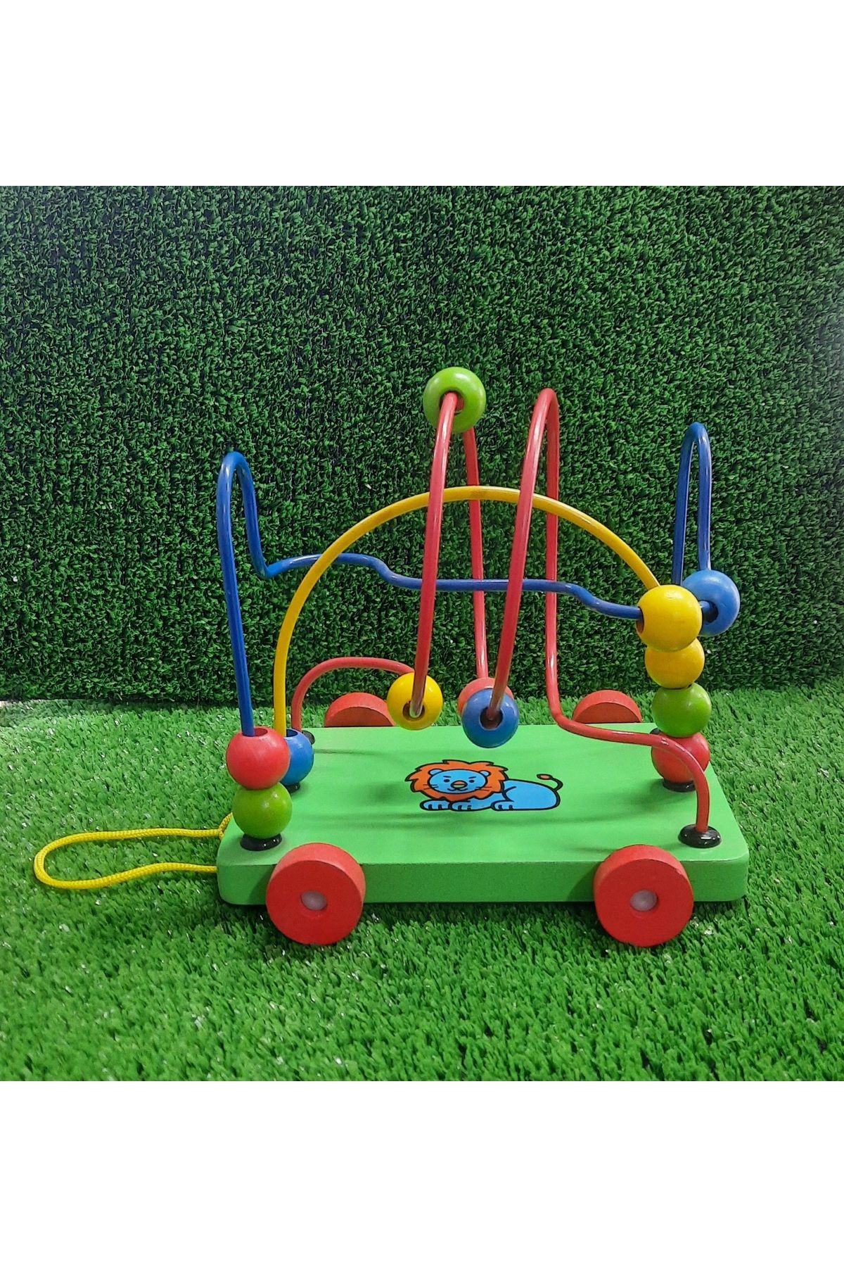 ydn Yürümeye Başlayan Bebek Helezon Labirent Geliştirme Eğitici Ahşap Oyuncak 17x11 cm