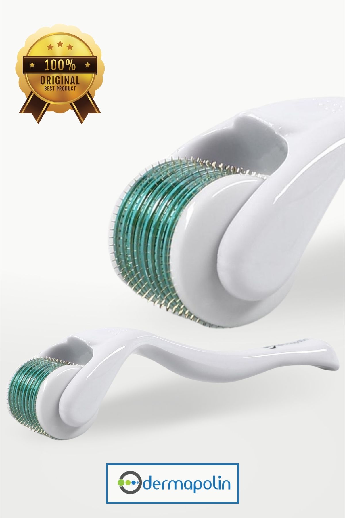 Dermapolin-Original 100% Titanium 0,50mm 540 Needles 100 Uses Anti Allergic Hair & Skin Care Dermaroller 8