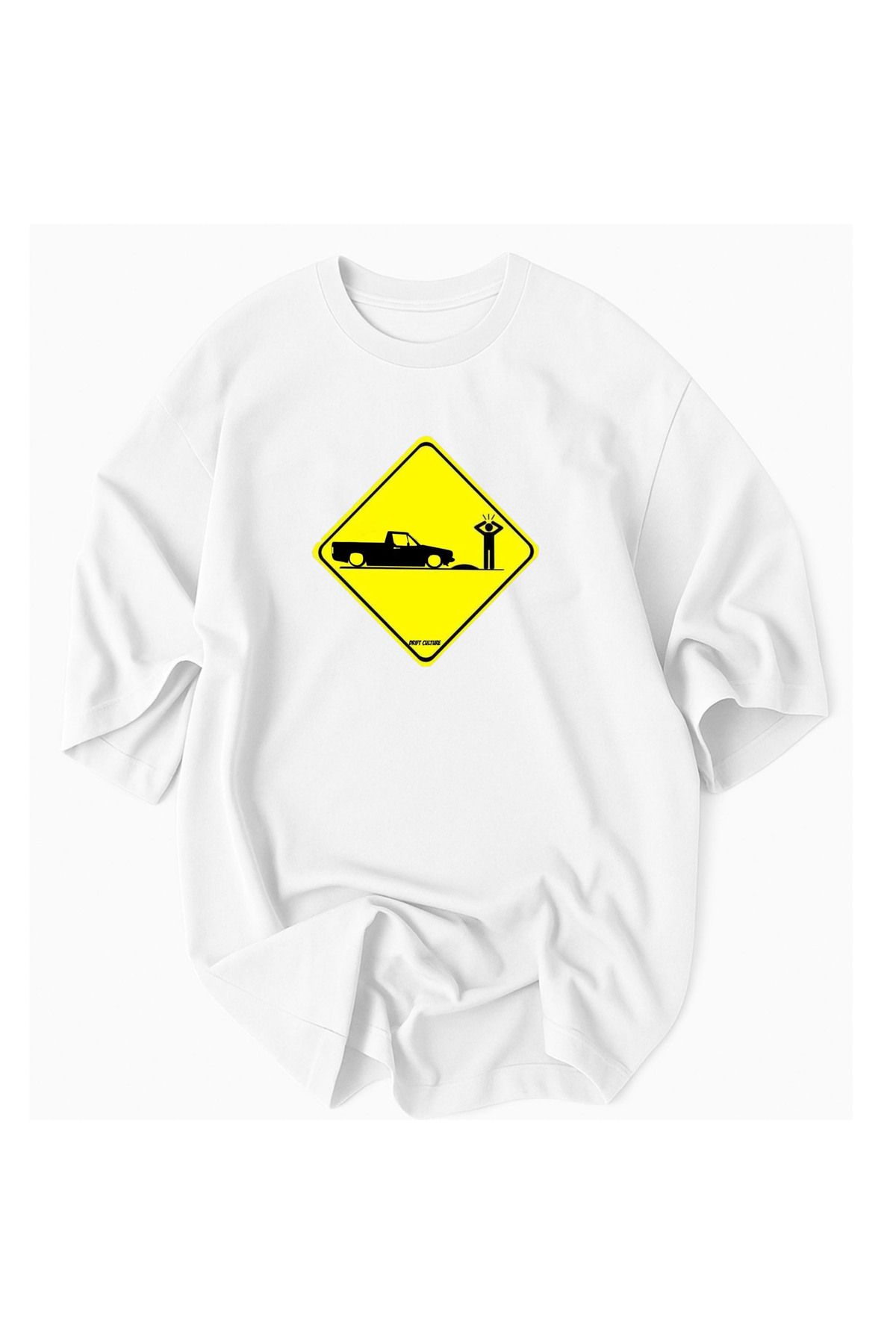 Racıng Motorsport Yarış Tema Baskılı %100 Pamuklu Oversize Tshirt tişört