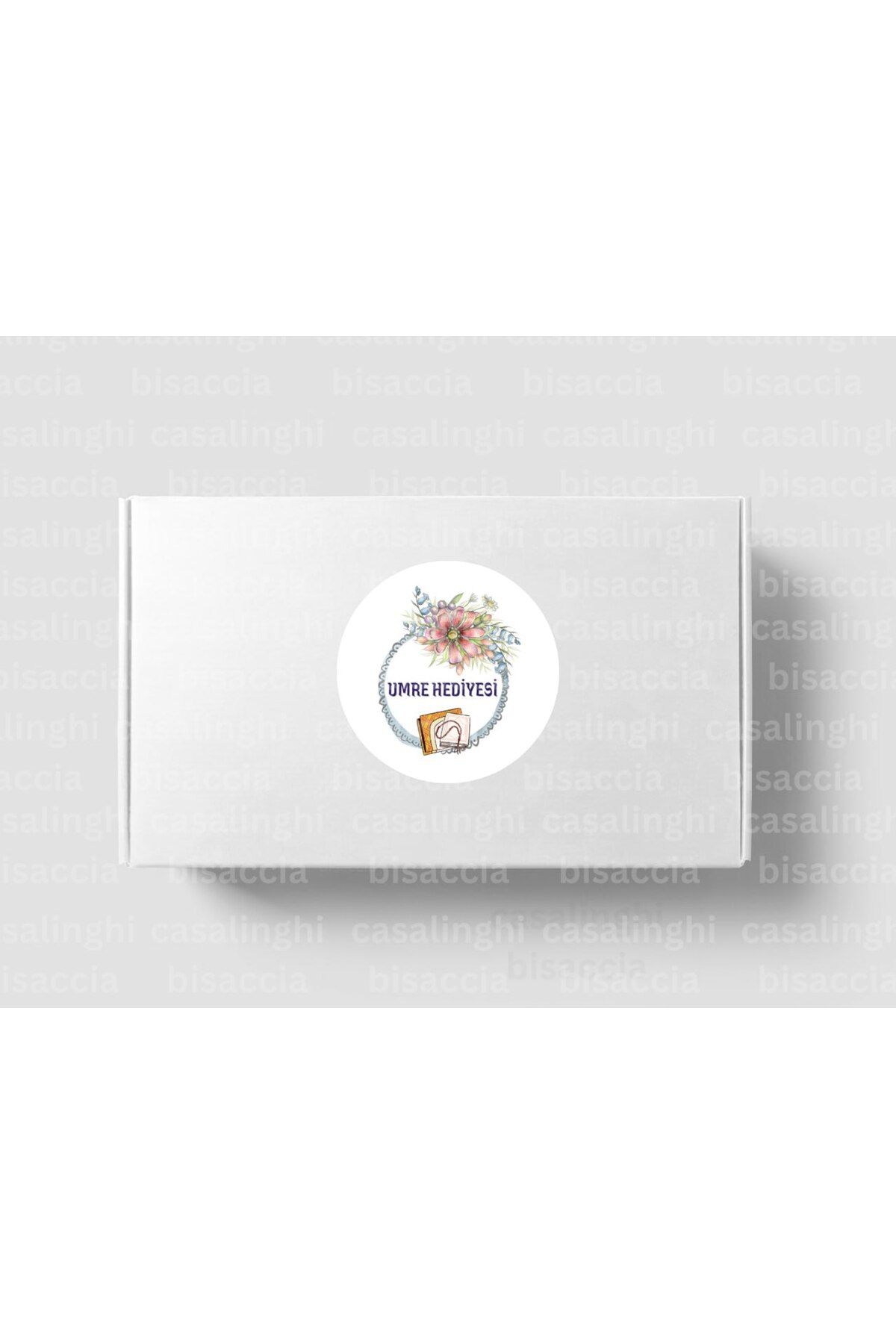 CASALINGHI Umre Hediyesi Etiketi Allah Kabul Etsin Yuvarlak Mat Sticker Zamzam Hajj Umrah 4 Cm (90 Adet)