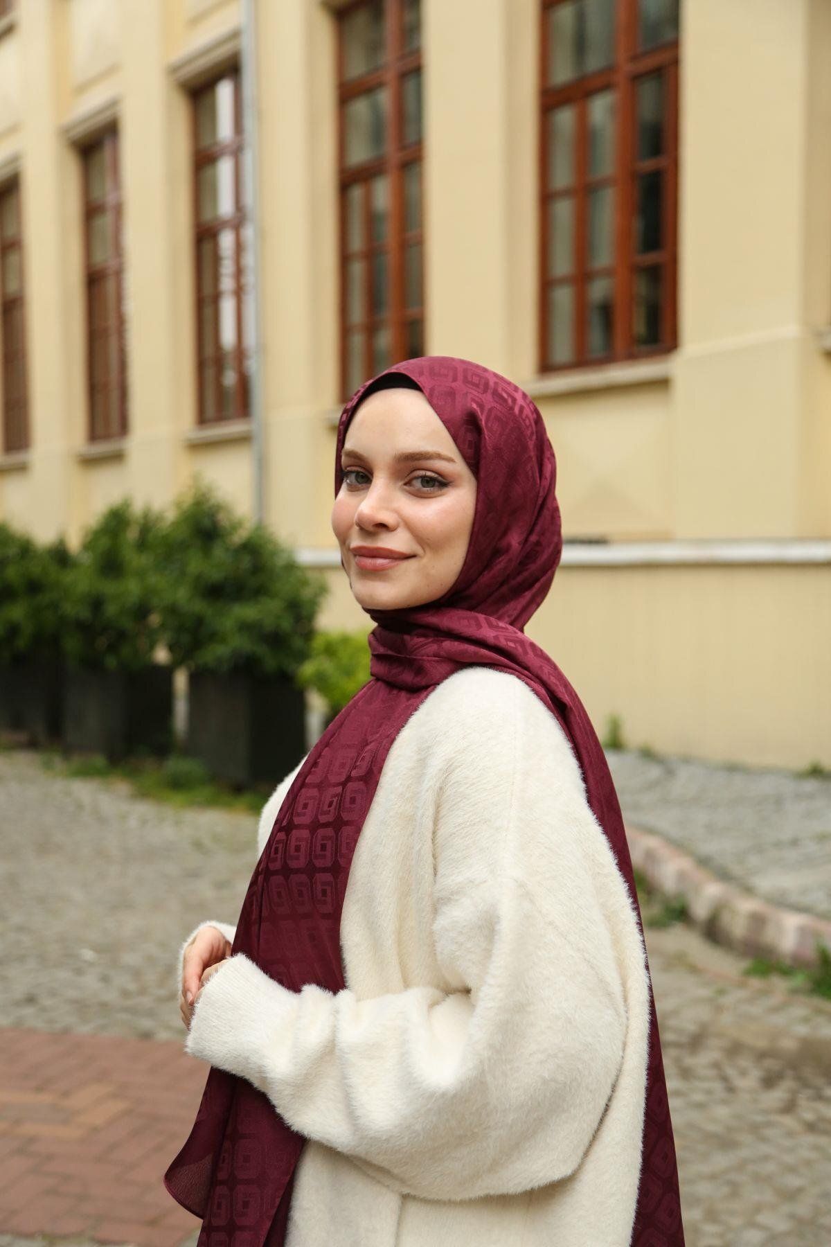 Hint İpek Harmony Desen İpeksi Janjan Jakar Şal