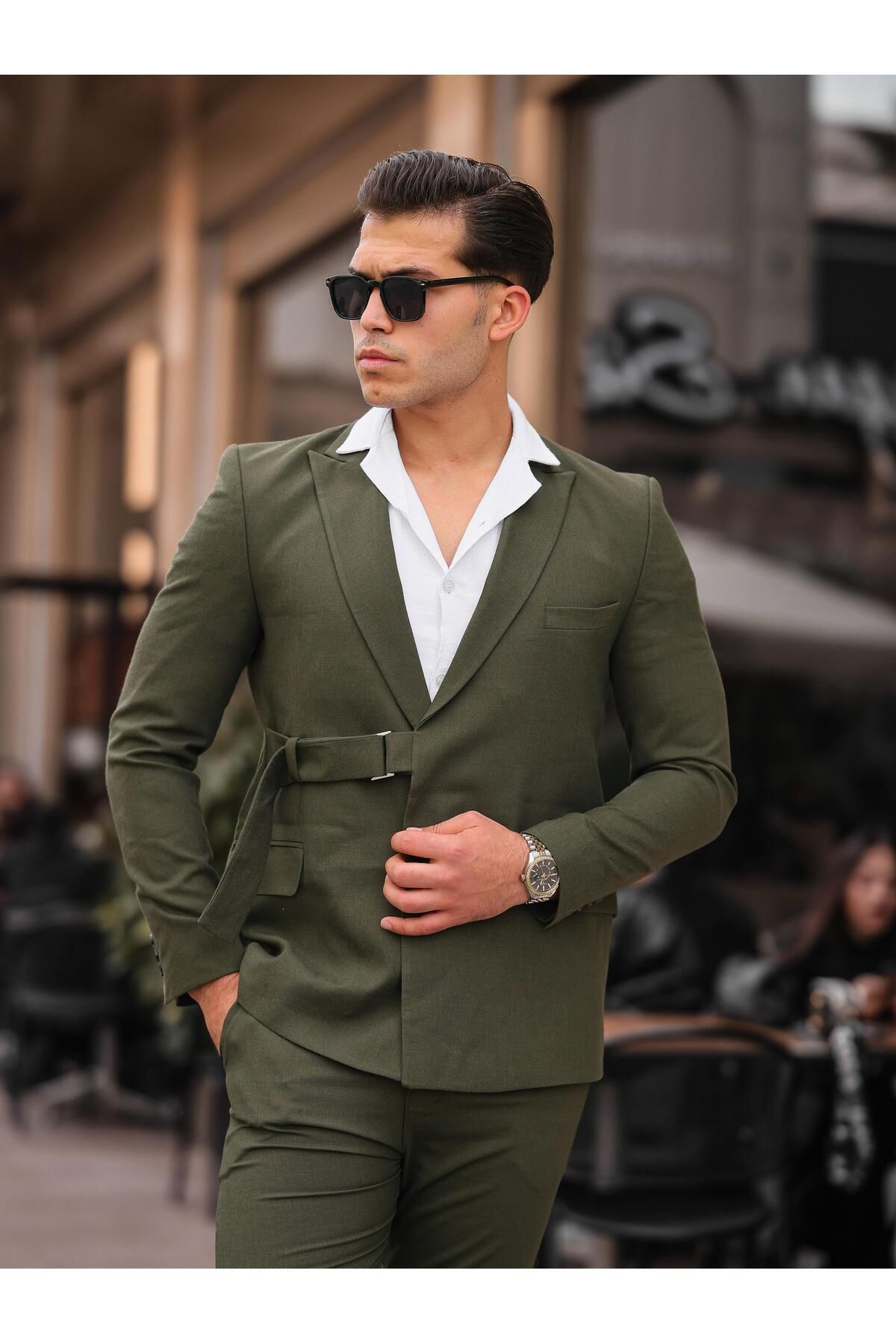 hello7 Erkek Slim Fit Dar Kesim Takım Elbise