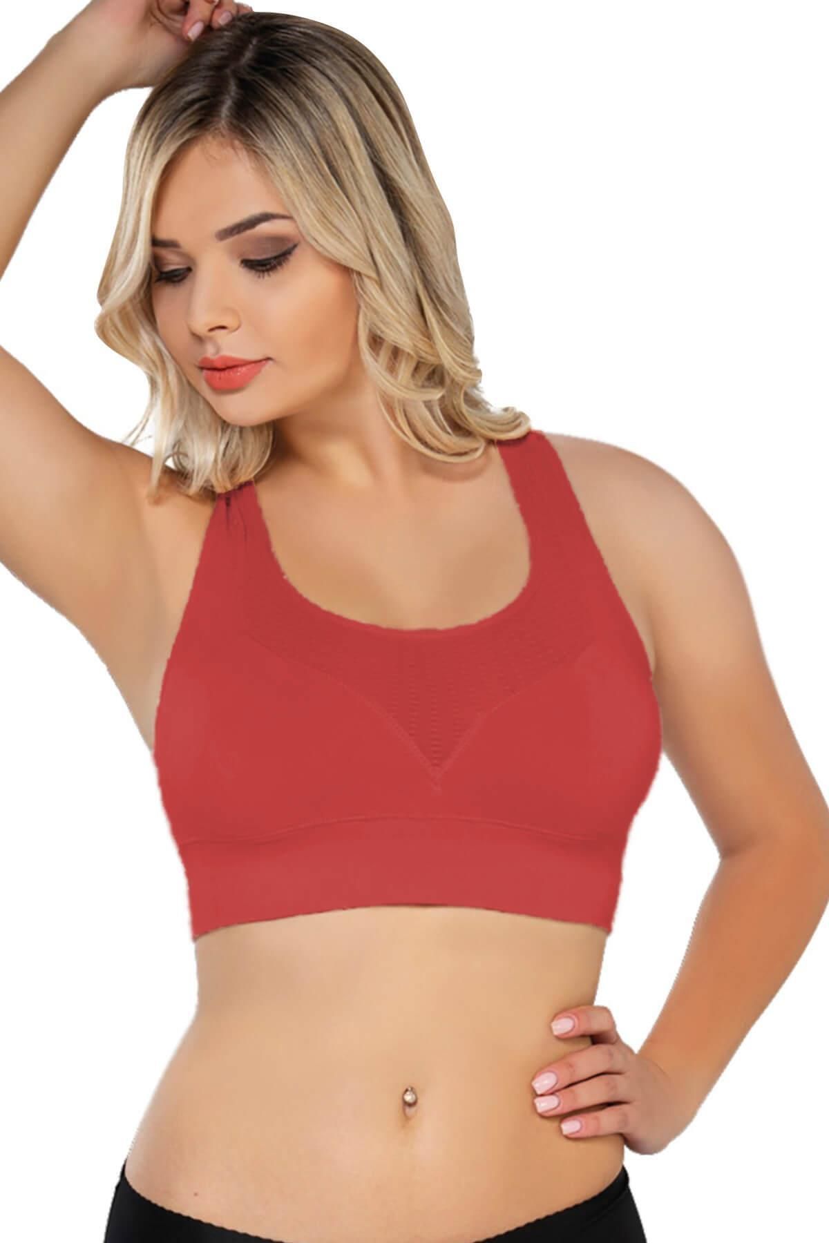 Albayrak CORAL MI Emay 4027 Seamless Tül Pedli Toparlayıcı Büstiyer