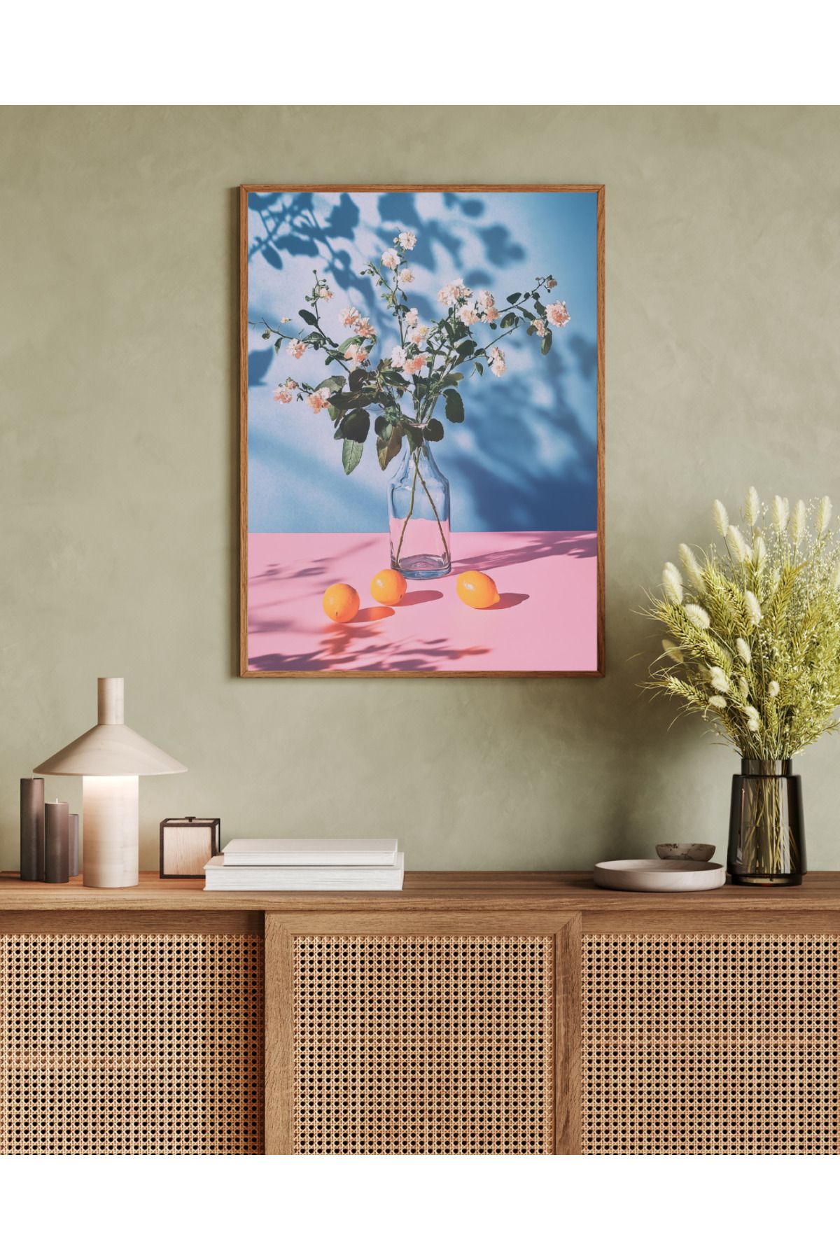woodhomeworks tek parça salon ofis dekor tablo