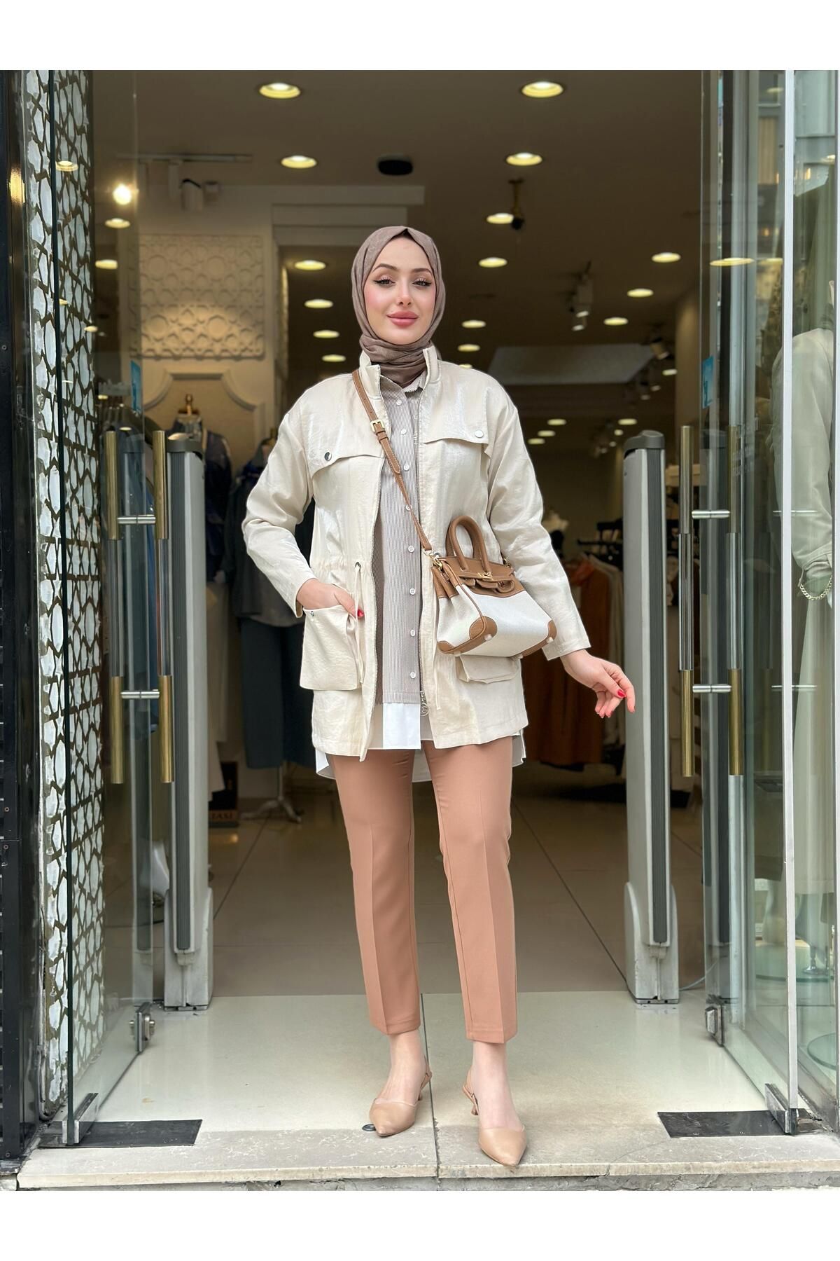 MODA BELDEN BAĞLAMALI CEKET