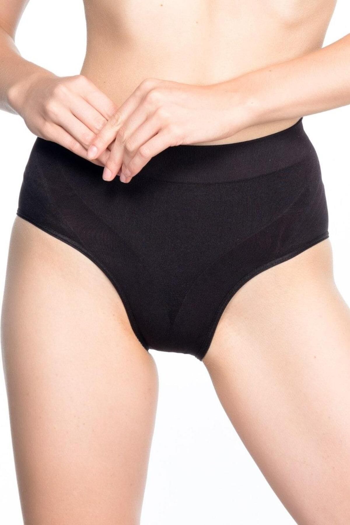 ASFSTORE SİYAH MI Emay 7025 Düşük Bel Slip Korse