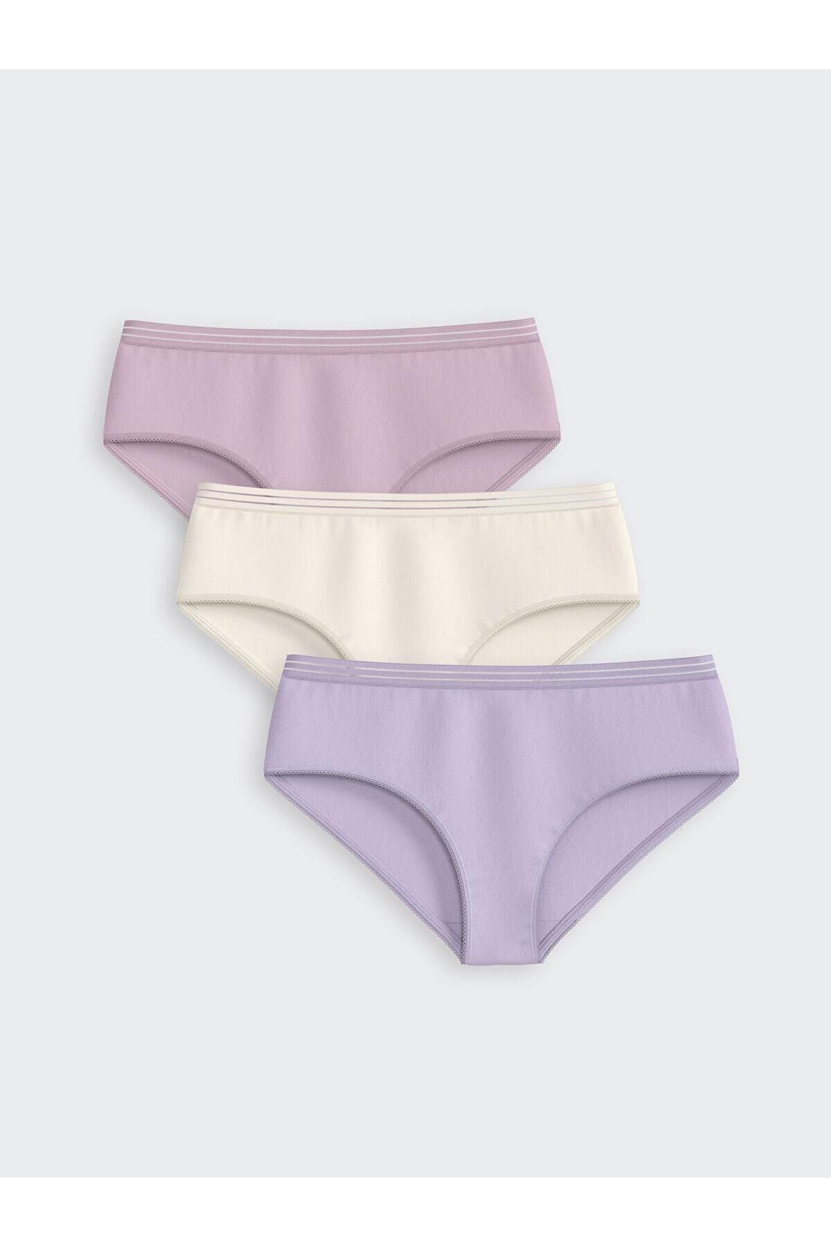 LC Waikiki LCW DREAM Düz Hipster Külot 3'lü Paket (S5)