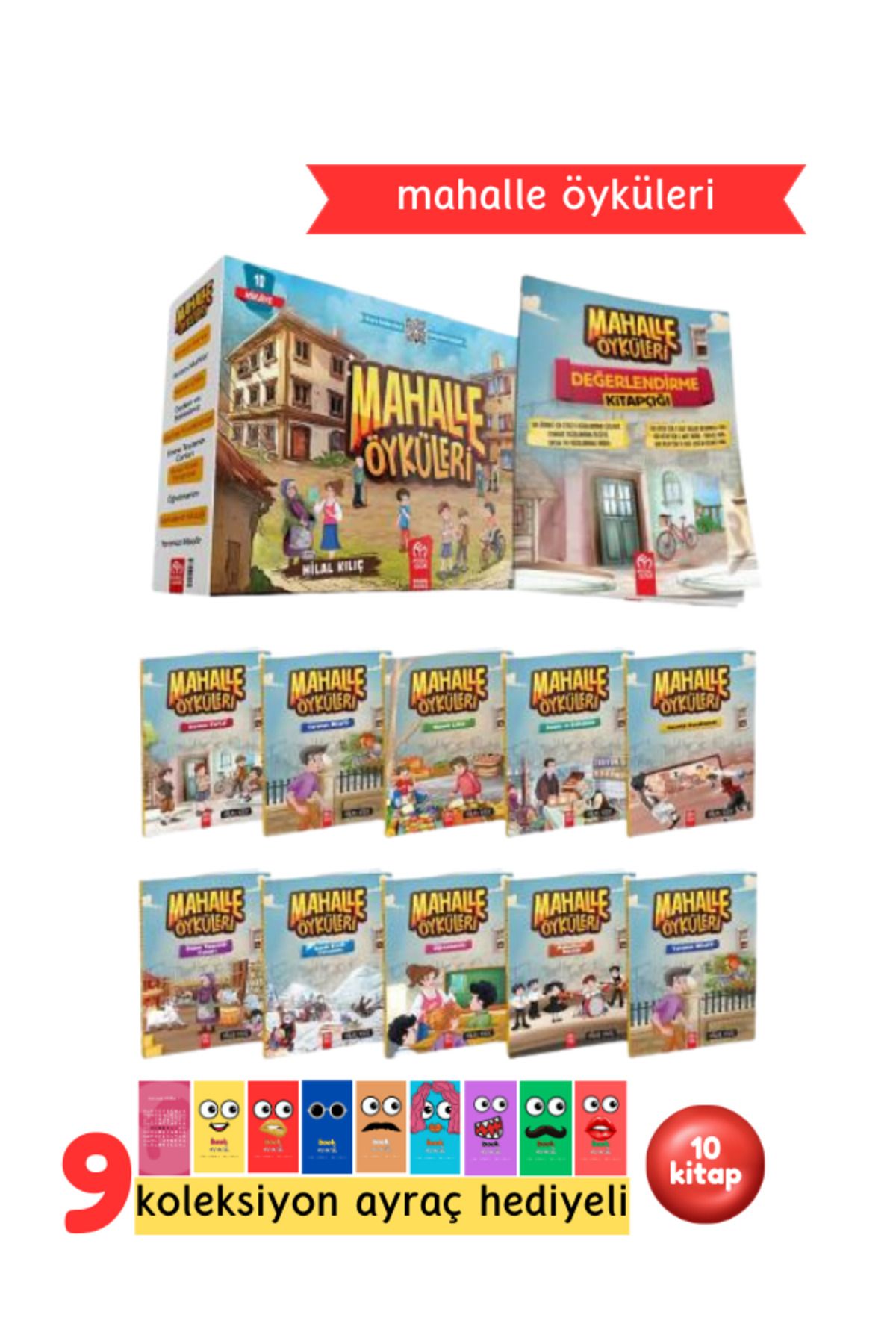 Pembe Yayınevi 3. ve 4.Sınıflar İçin Mahalle Öyküleri 10 Kitap