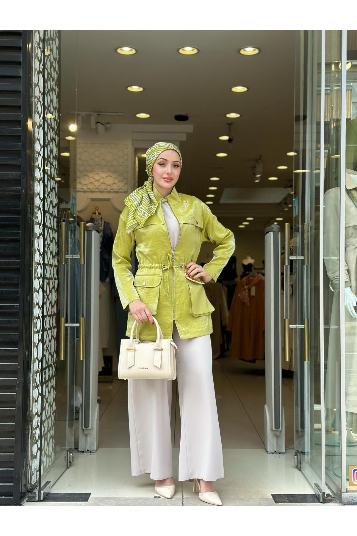 MODA BELDEN BAĞLAMALI CEKET
