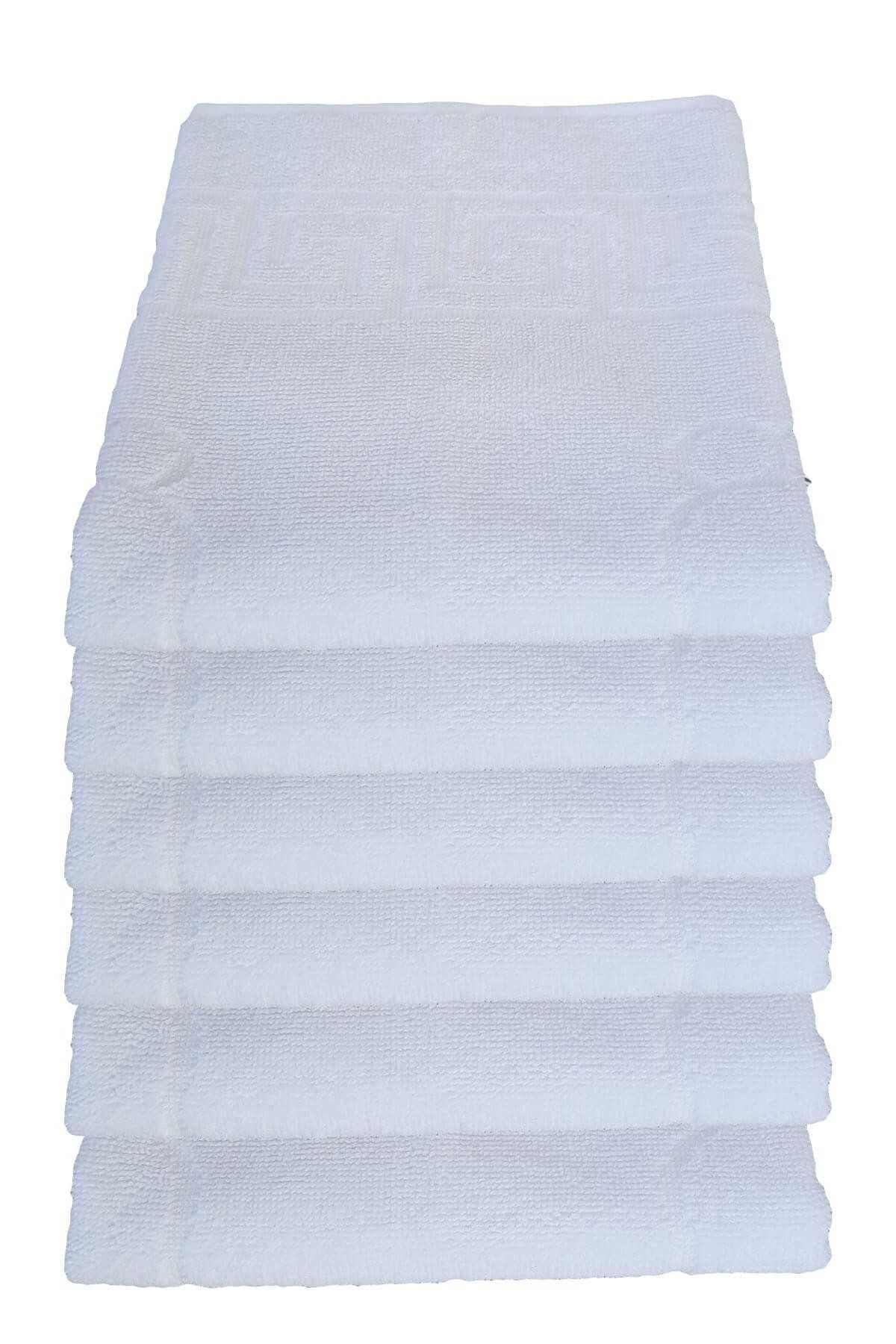 Mira Home 6 lı Ayak İzli Banyo Paspas Pamuklu Ayak Havlusu 50x70 Cm