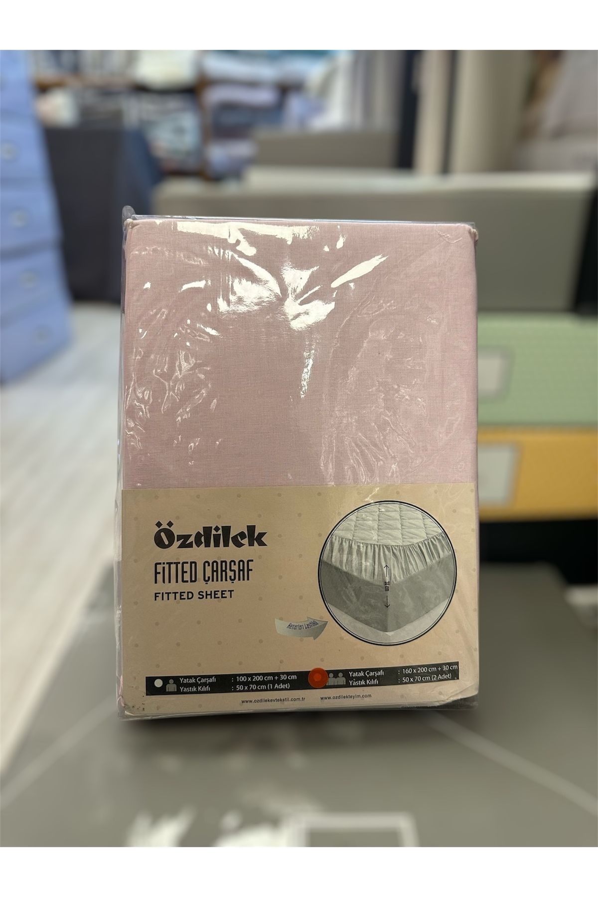 Özdilek Özdilek Fitted %100 Pamuk Çarşaf Seti