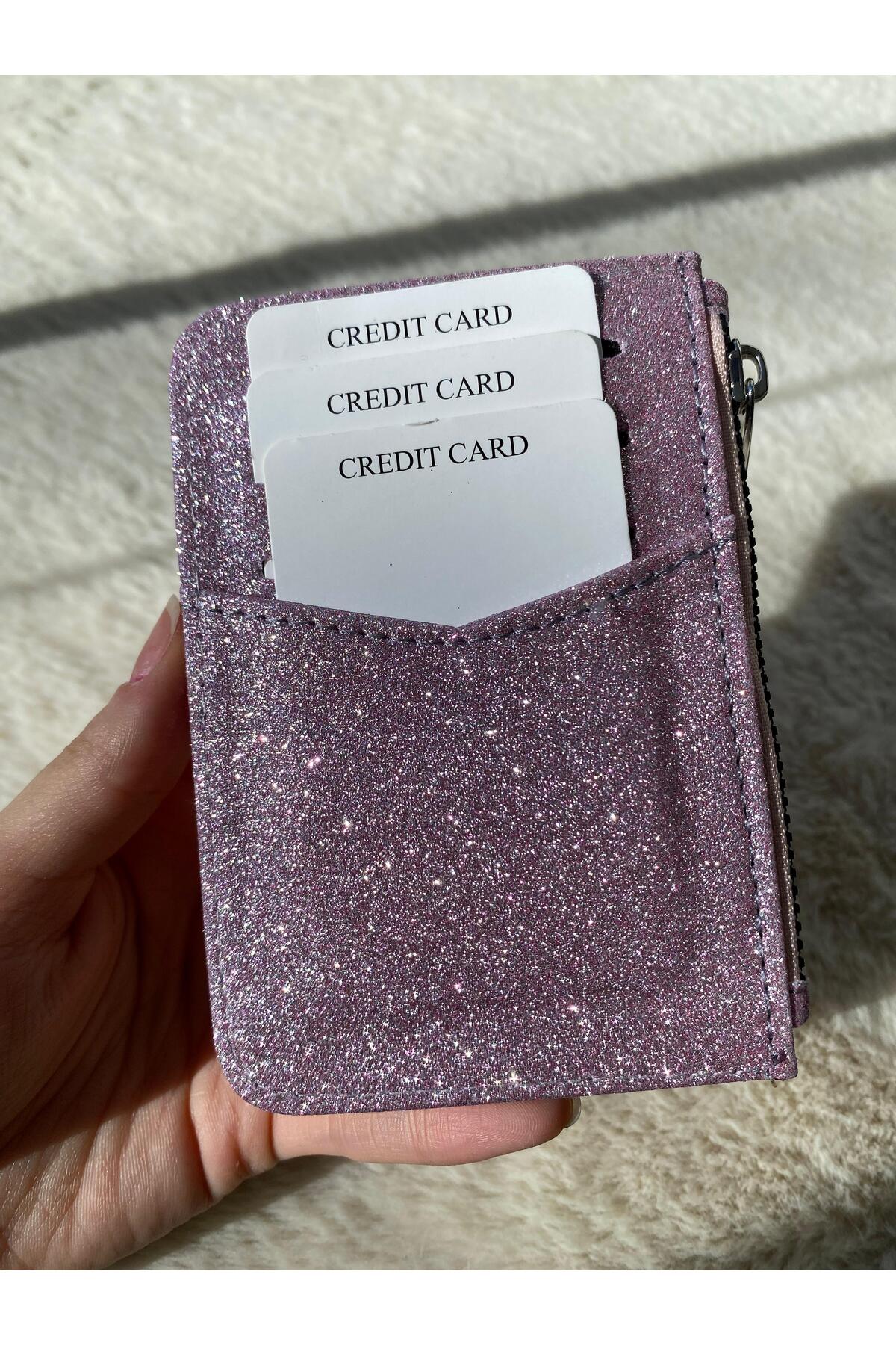 ÇANTA Cat Bag Pembe Simli Kartlık görsel 3