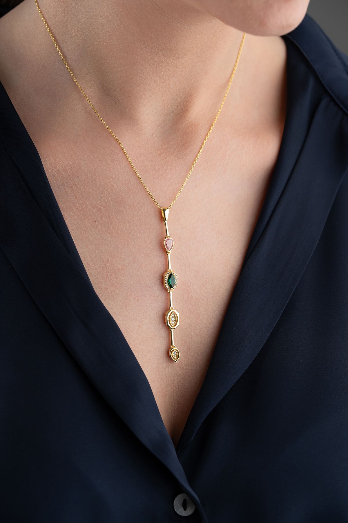 Silvano Jewelry 925 Ayar Gümüş Serenay Kolye