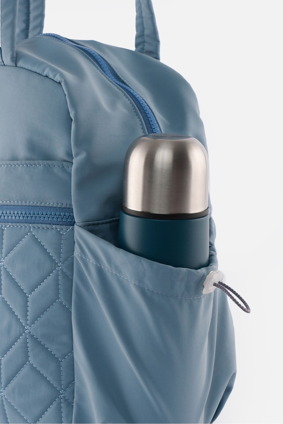 ICONE BAG-Sports Bag with Multiple Pockets, Water Bottle & Bottle Compartment, Quilted Detail, Can Be Attached to a Suitcase 3