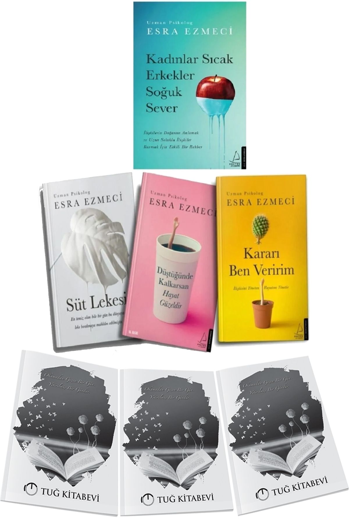 Destek Yayınları Esra Ezmeci 4 Kitap Set + Hediyeli