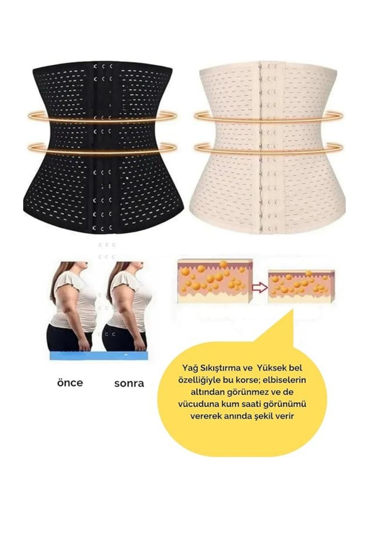 Litex Sauna Lohusa Bel Korse Sıkılaştırma Korsesi Bel Eğitmeni Şekillendirme Kemeri